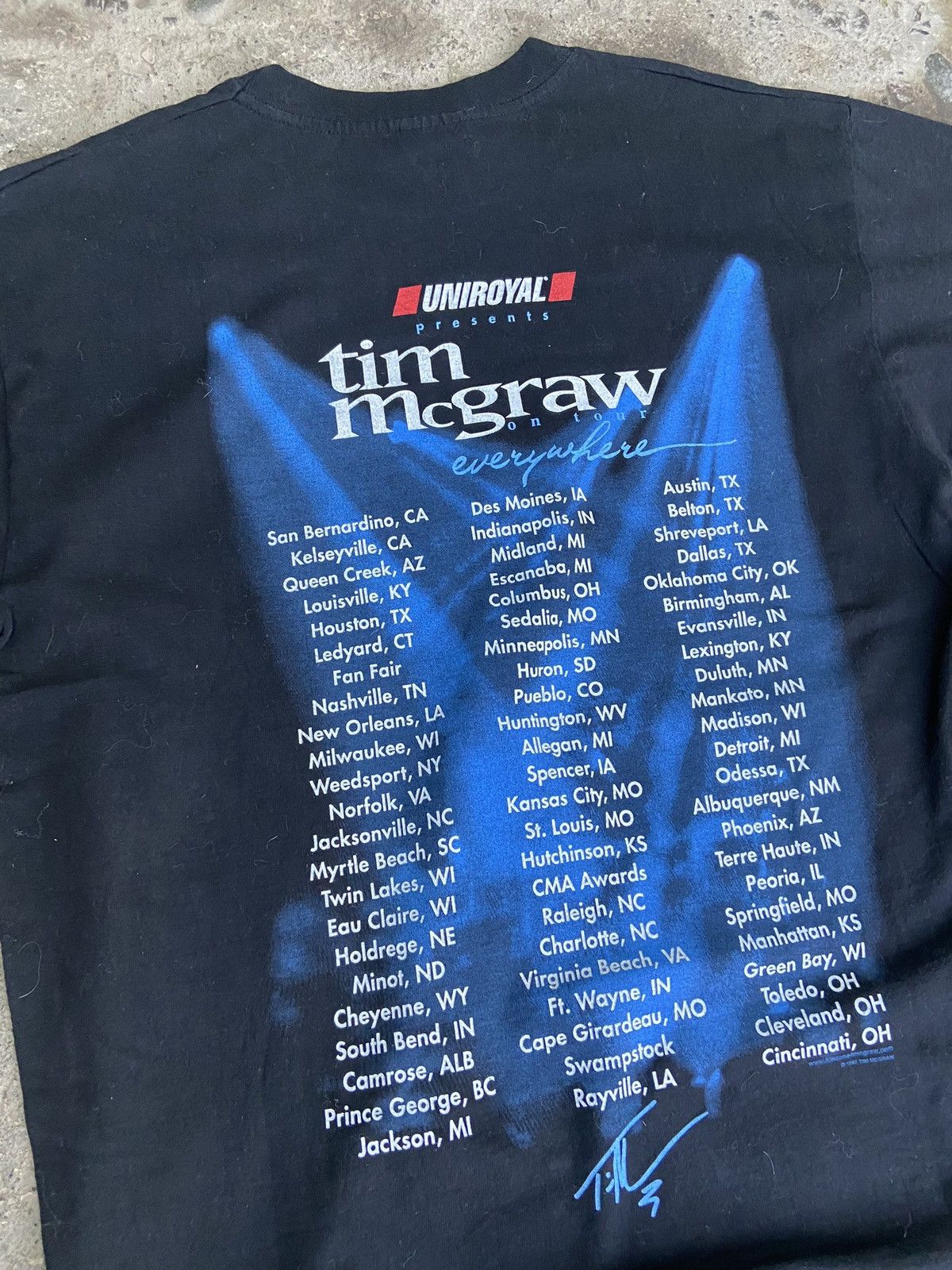 Band Tees Vintage Tim mc graw T shirt Size US L / EU 52-54 / 3 - 7 Thumbnail