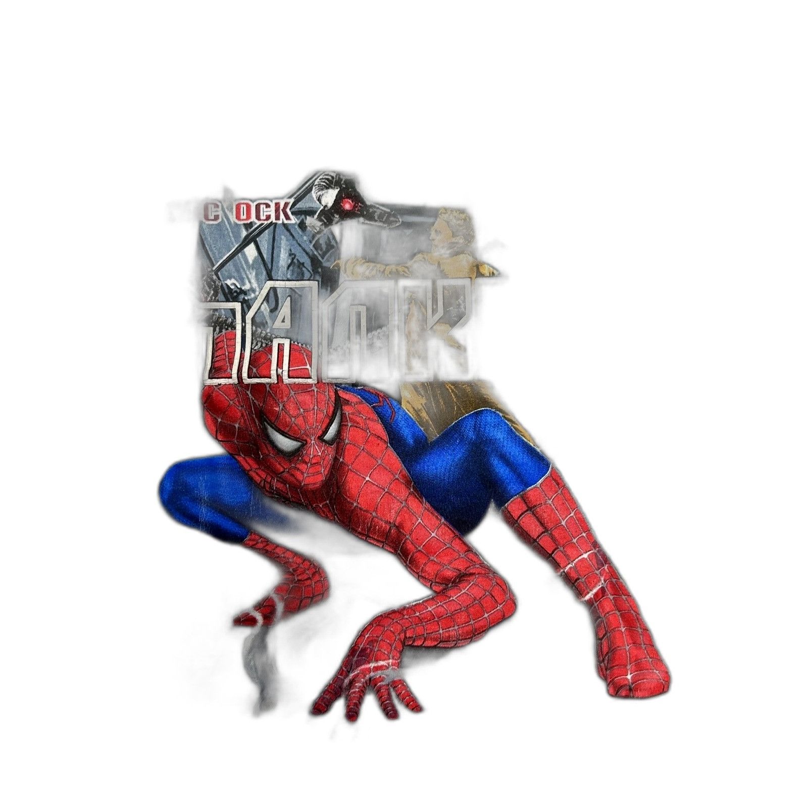 Disney Vintage Spiderman 2 Movie Long Sleeve Shirt "Menace to Manki Size US S / EU 44-46 / 1 - 2 Thumbnail