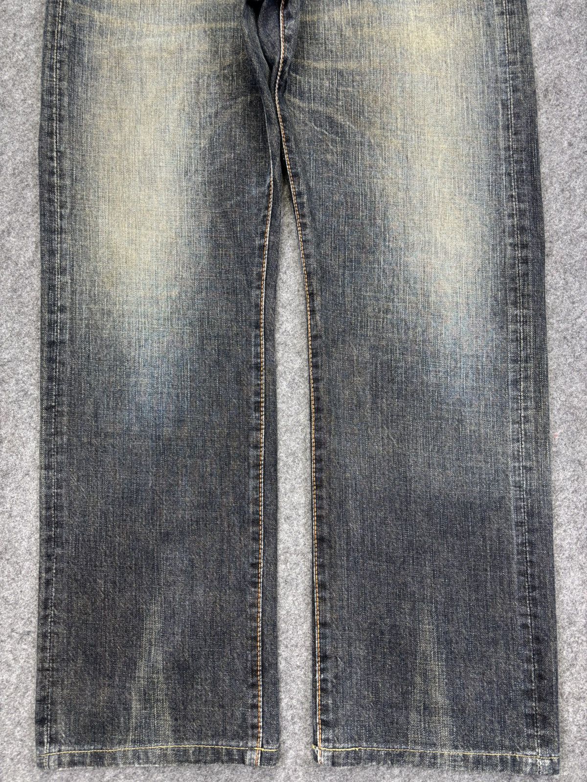 Japanese Brand 💥Sick 90s Style💥GLHeart Mud Stone Wash Denim F761 Size US 33 - 5 Thumbnail