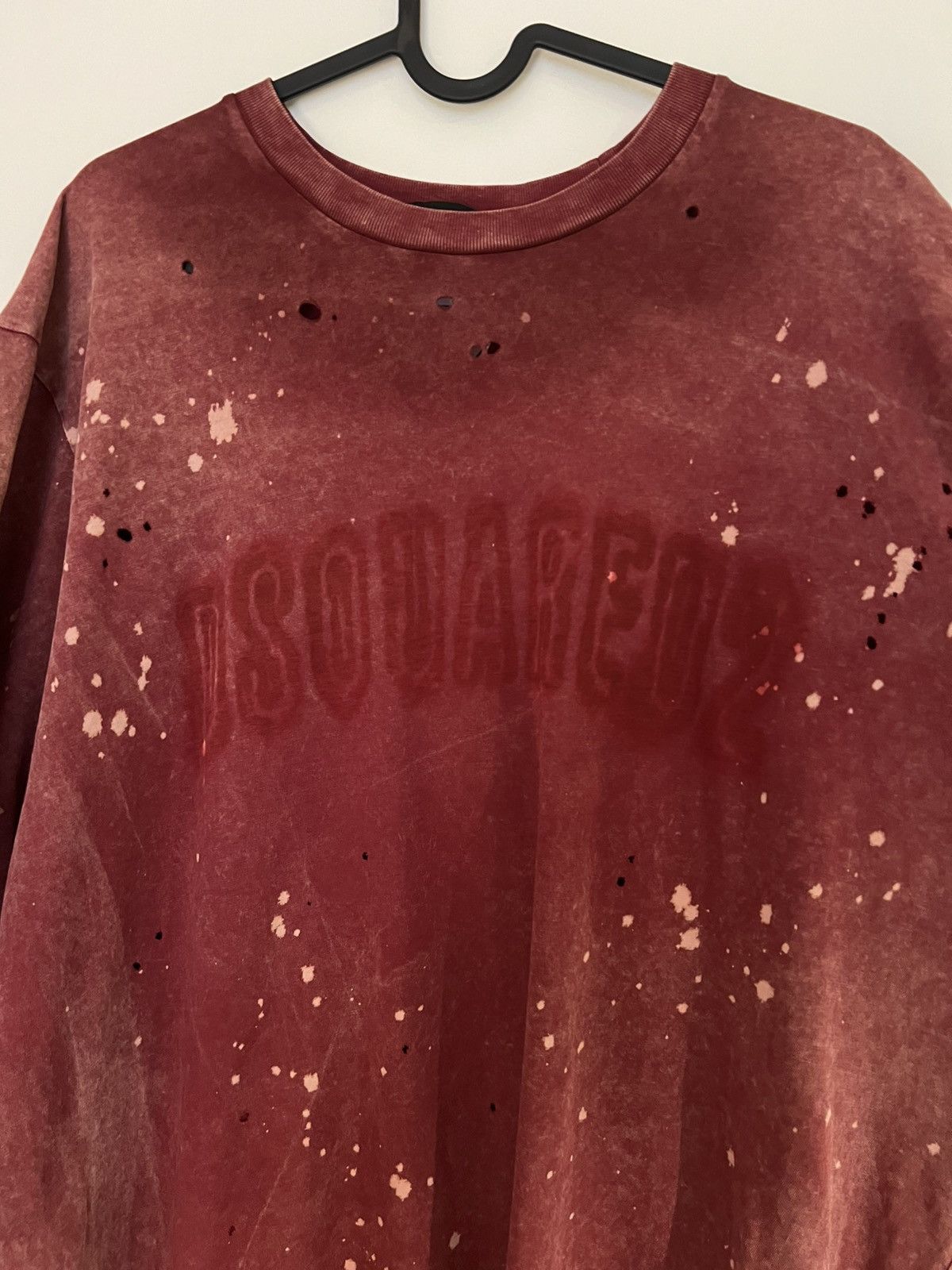 Dsquared2 DSQUARED2 Distorted logo-print relaxed-fit X-Large red Size US XL / EU 56 / 4 - 5 Thumbnail