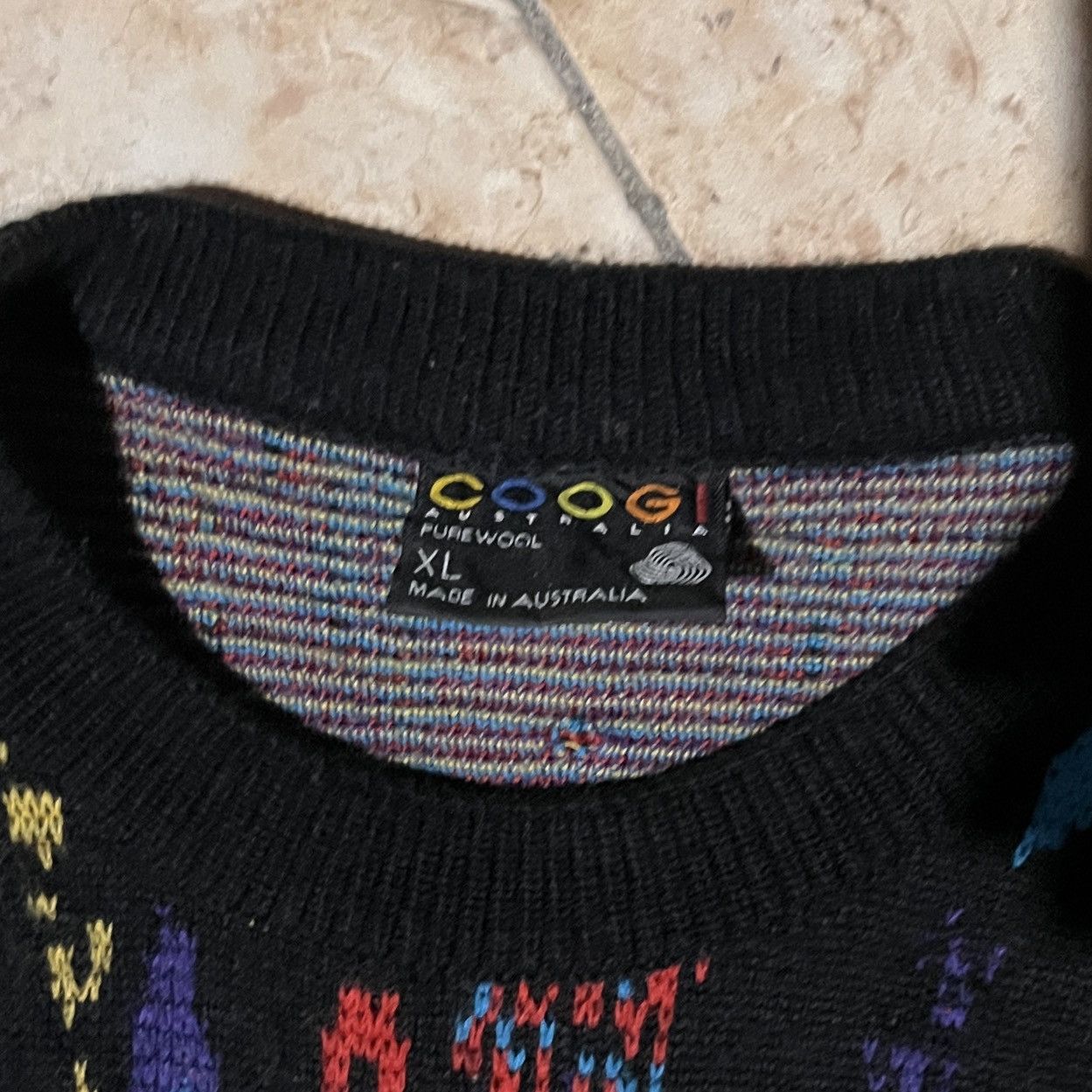 Coogi Vintage COOGI Wool Sweater XL Rare ‘90–‘93 Made in Australia Size US XL / EU 56 / 4 - 2 Thumbnail