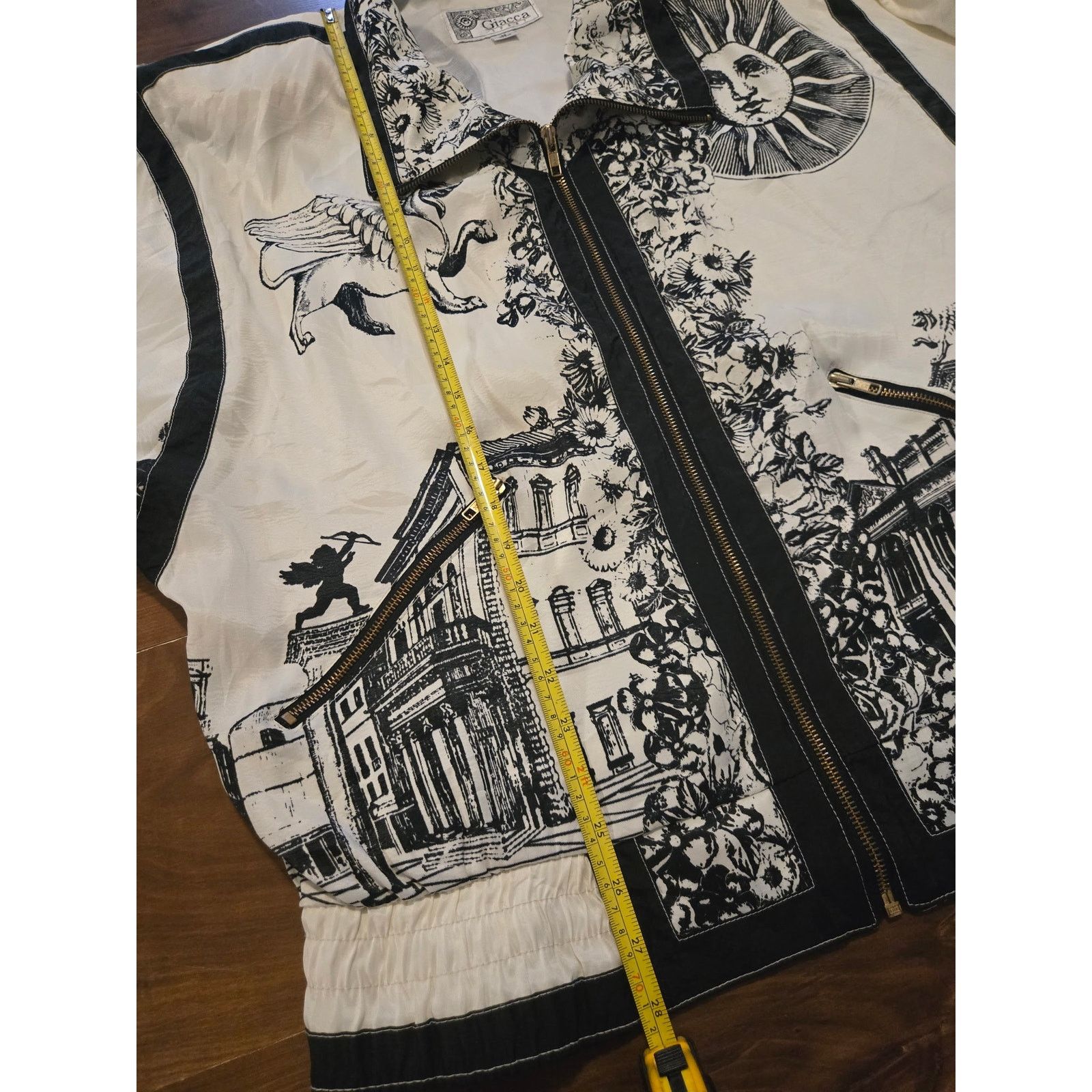 Vintage Vintage Rome Graphic Art Cityscape Windbreaker Jacket Size M Size M / US 6-8 / IT 42-44 - 7 Thumbnail