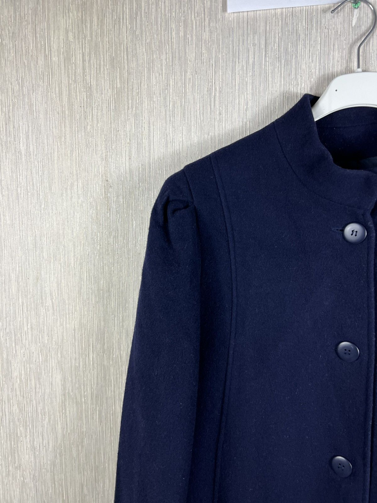 Carven Vintage Carven pour ADP France wool navy archive long coat Size S / US 4 / IT 40 - 4 Thumbnail