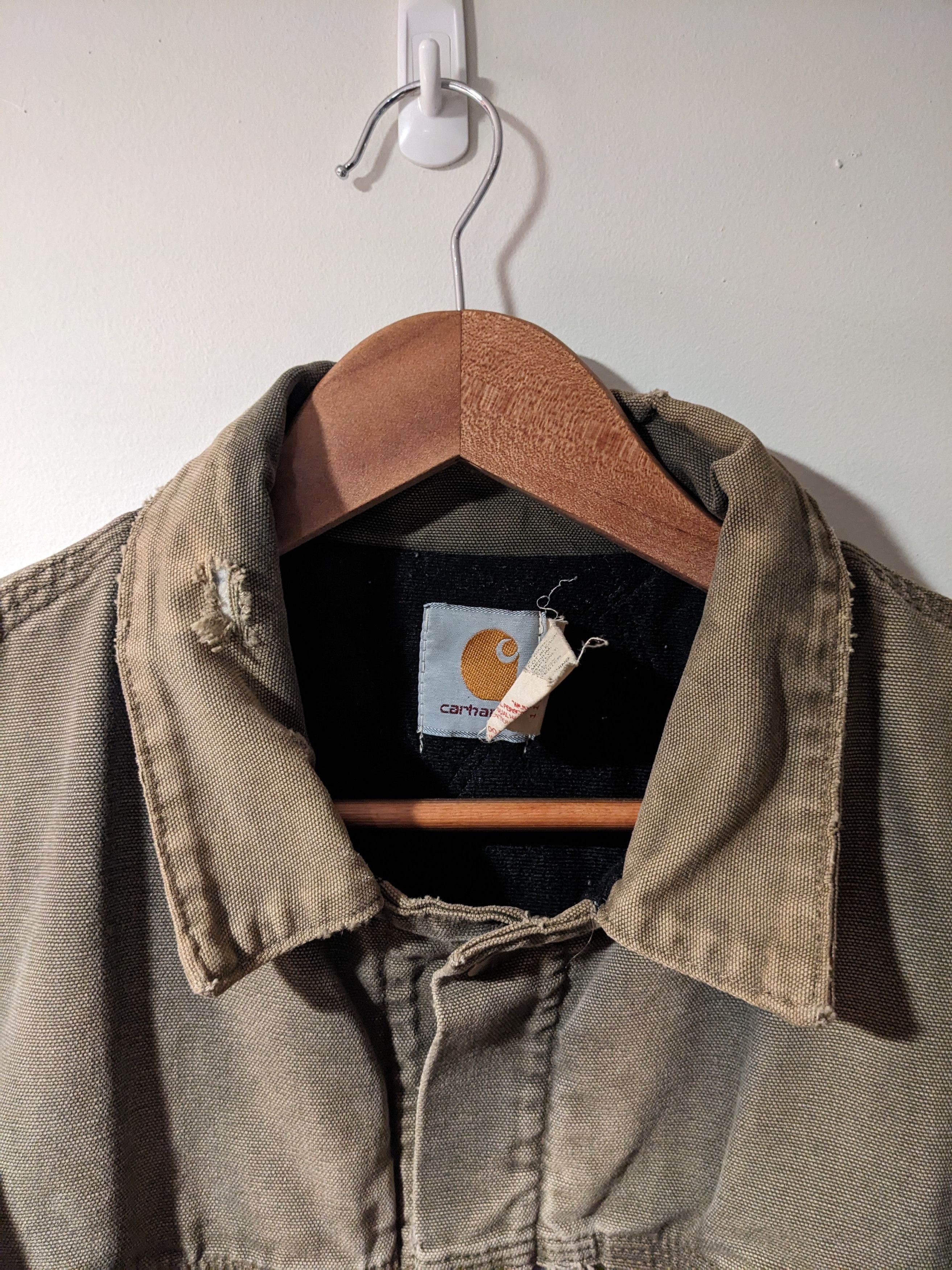 Carhartt × Vintage Vintage 90s Carhartt Jacket Quilt Lined Chore Coat CQ556 Size US XL / EU 56 / 4 - 6 Thumbnail
