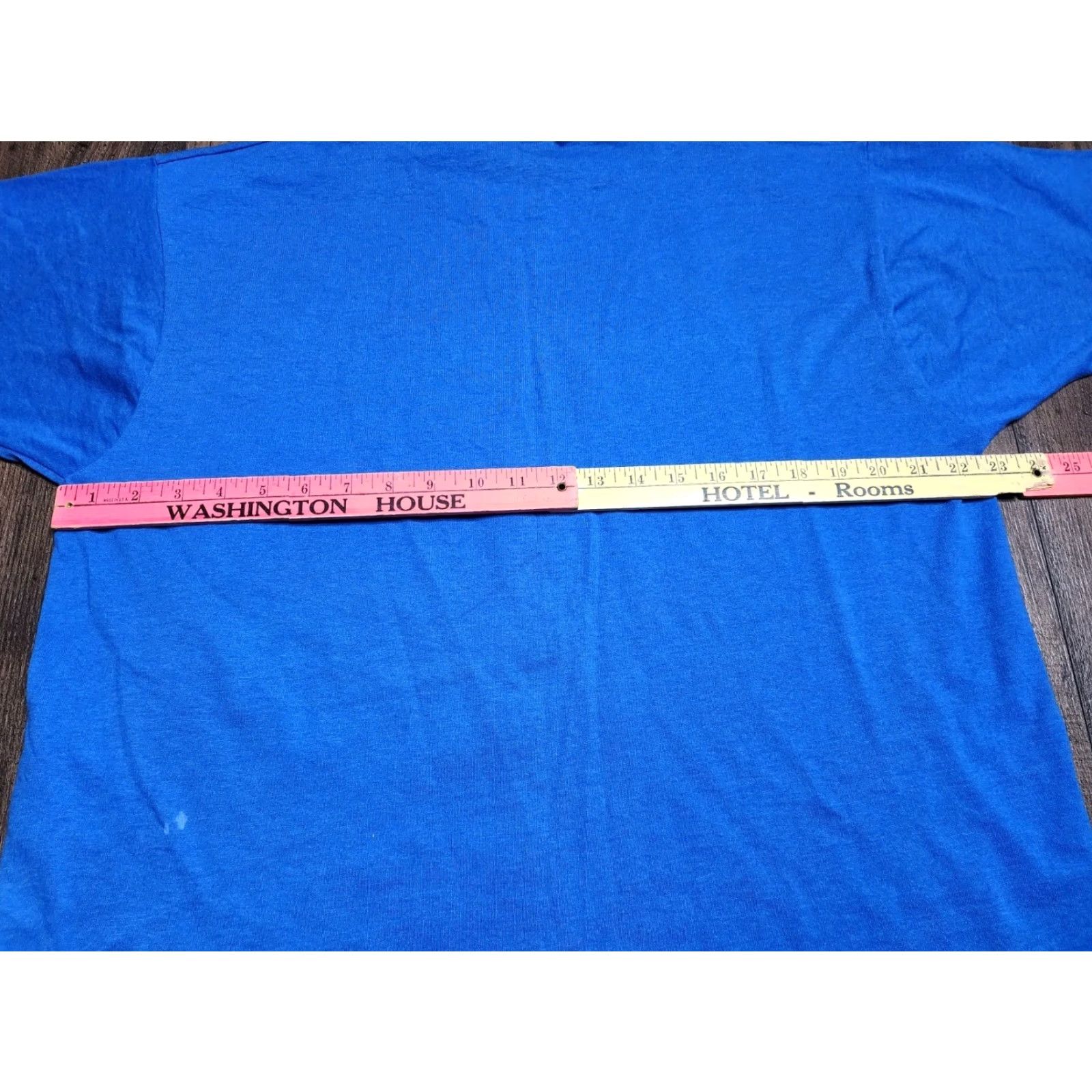 Fruit Of The Loom Vintage Fruit of the Loom Men's XL T-Shirt 80s Solid Blue Scarboro Family Reunion Graphic Crew Neck Size US XL / EU 56 / 4 - 6 Thumbnail