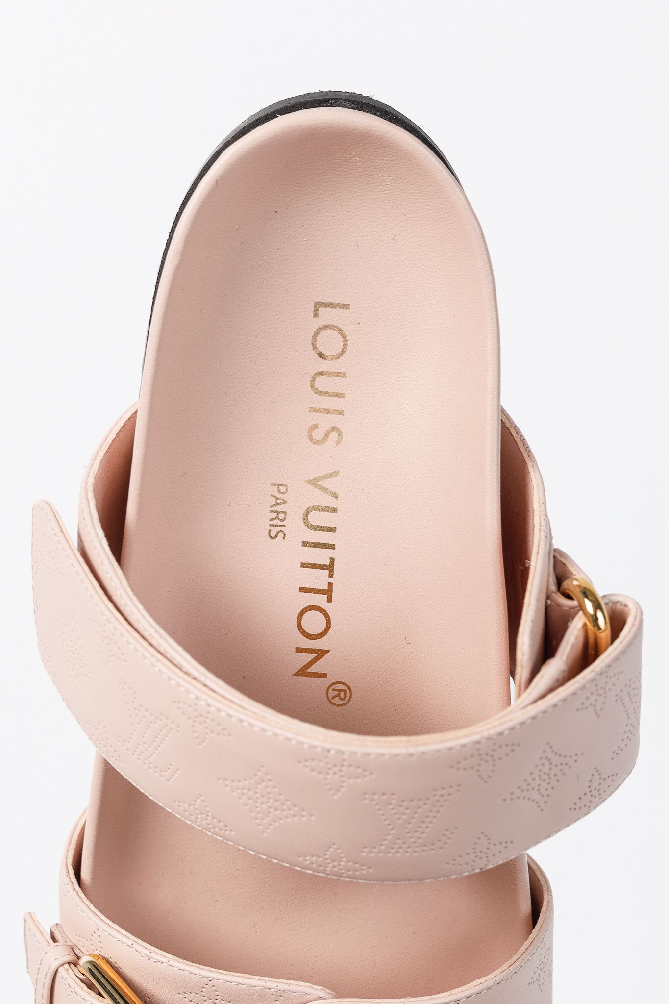 Louis Vuitton Louis Vuitton Bom Dia Light Pink Flat Comfort Sandal Mules Size US 4.5 / IT 34.5 - 10 Thumbnail