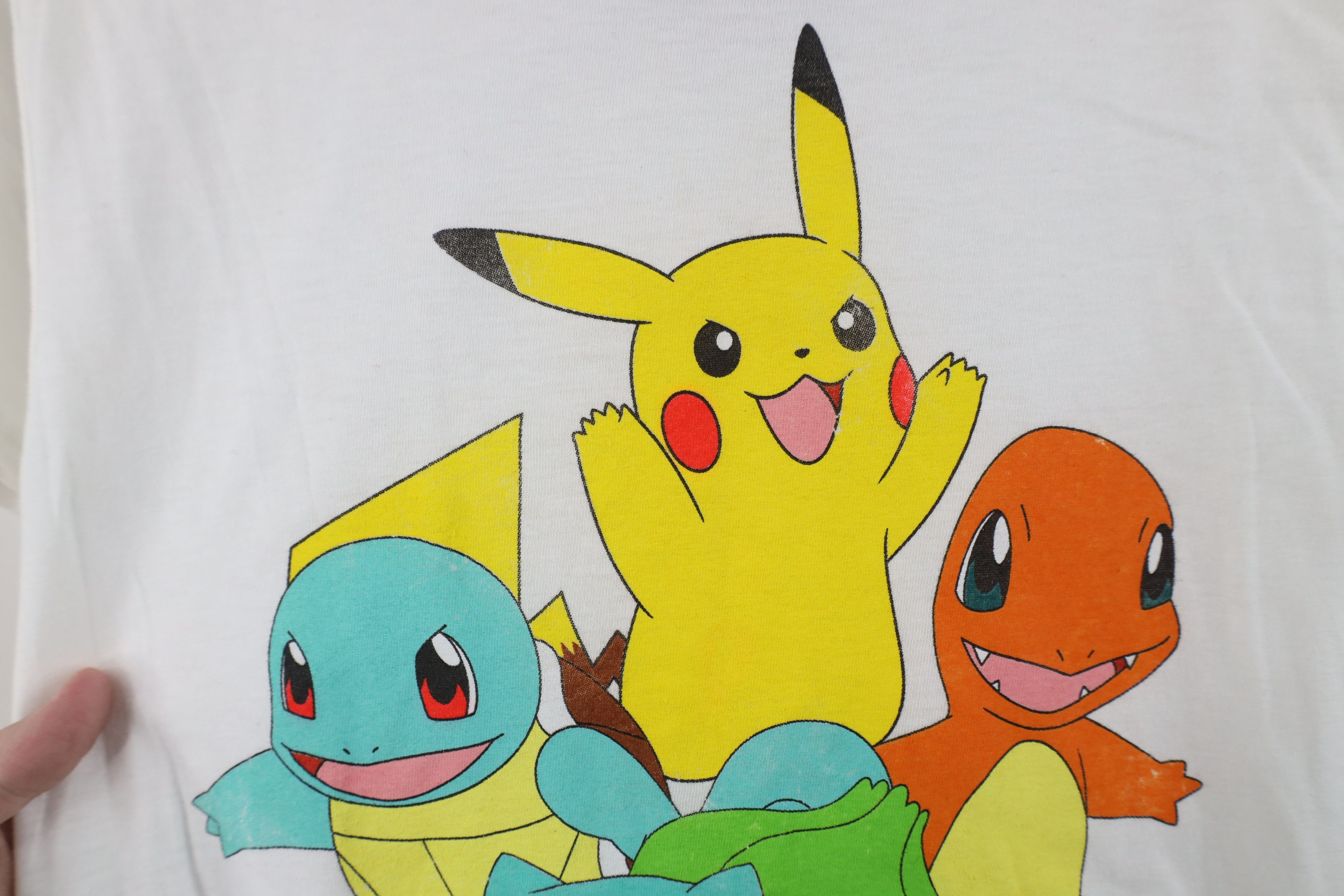 Vintage Retro Pokemon Pikachu Charmander Bulbasaur Squirtle T-Shirt Size M / US 6-8 / IT 42-44 - 6 Thumbnail