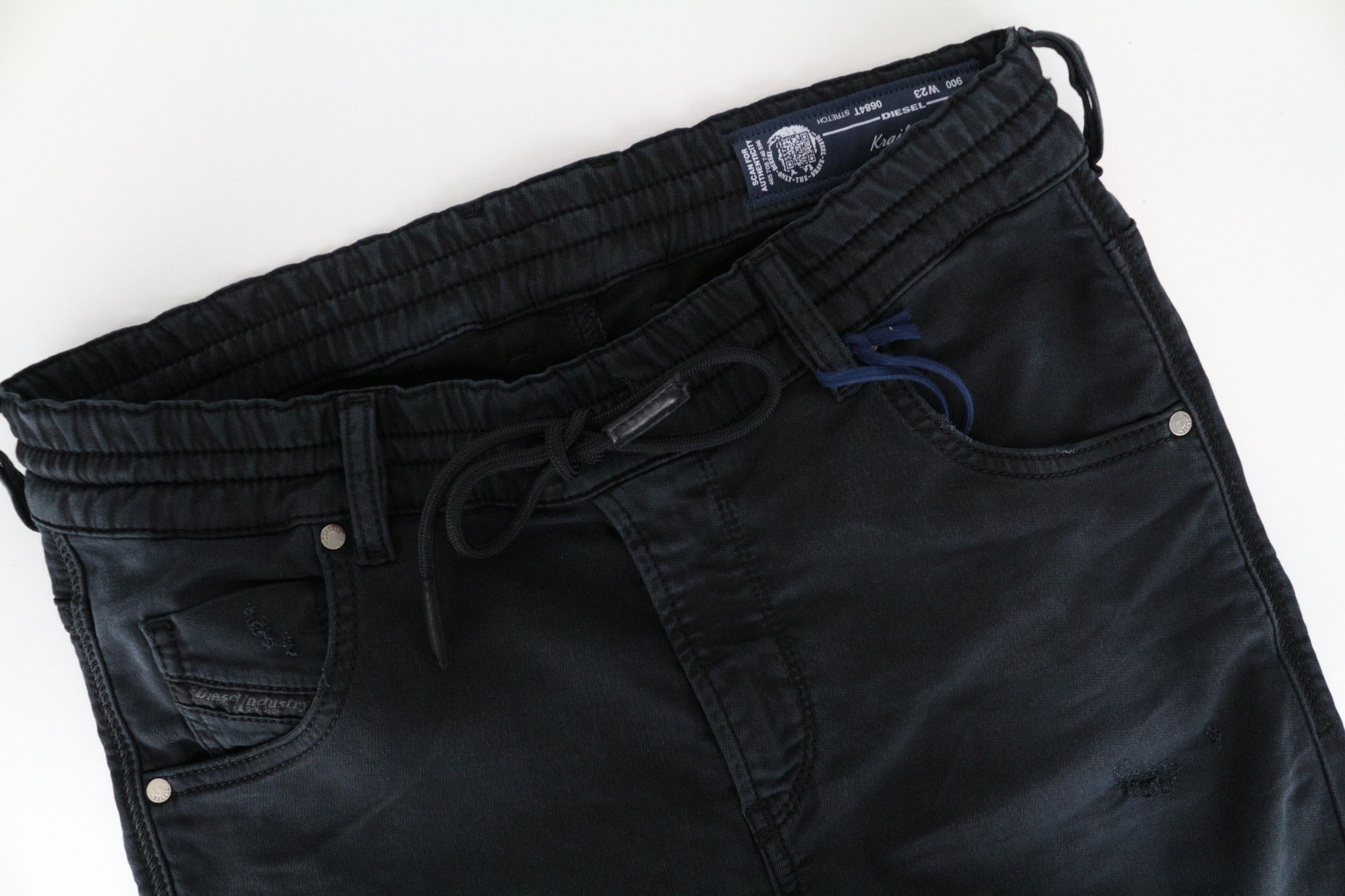 Diesel KRAILEY-NE 0684T W23 Black Boyfriend Jeans 64209 Size 23" - 5 Thumbnail