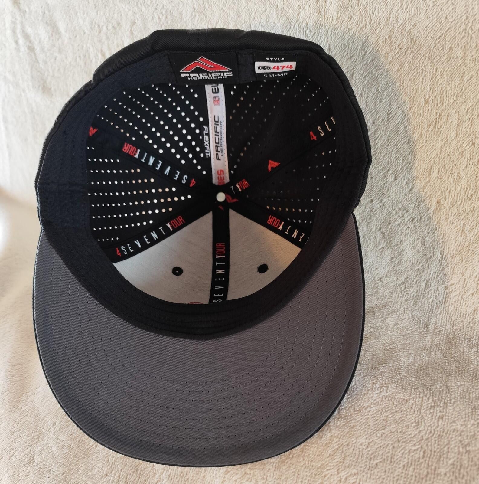 Other black Pacific Headwear Flexfit cap with an embroidered S/M Size ONE SIZE - 8 Thumbnail