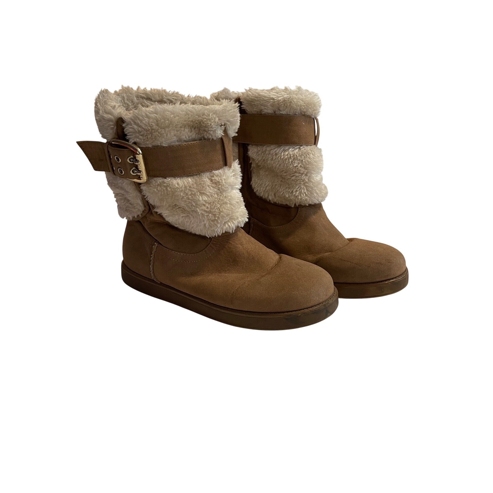Guess GUESS Size 8 Mid-CALF Sherpa Lined Camel Winter Boot Size US 8 / IT 38 - 2 Thumbnail