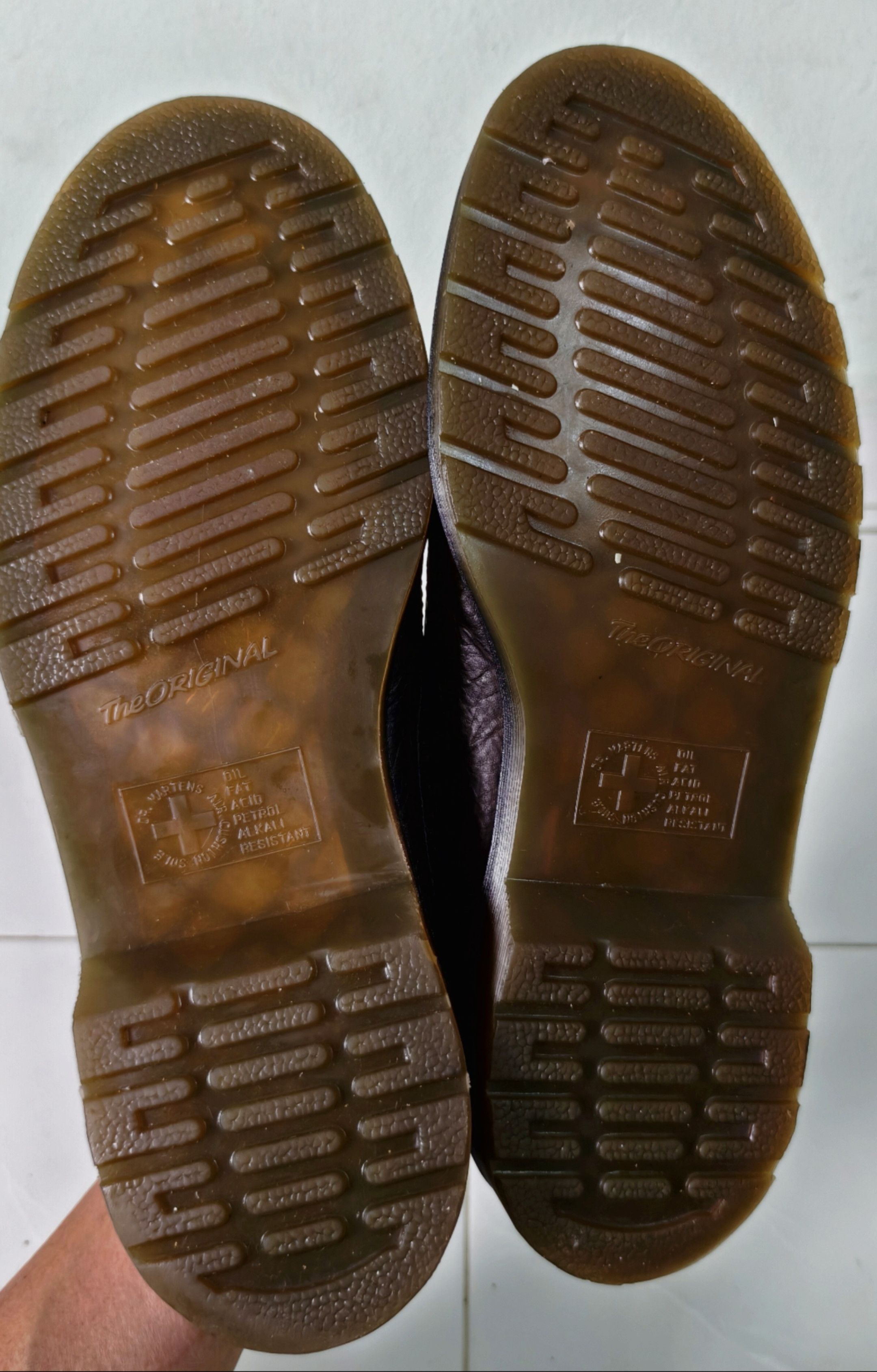 Dr. Martens × Vintage VTG Dr. Martens 3989 Brogue Brown Leather Oxford Shoes Size US 10 / EU 43 - 7 Thumbnail