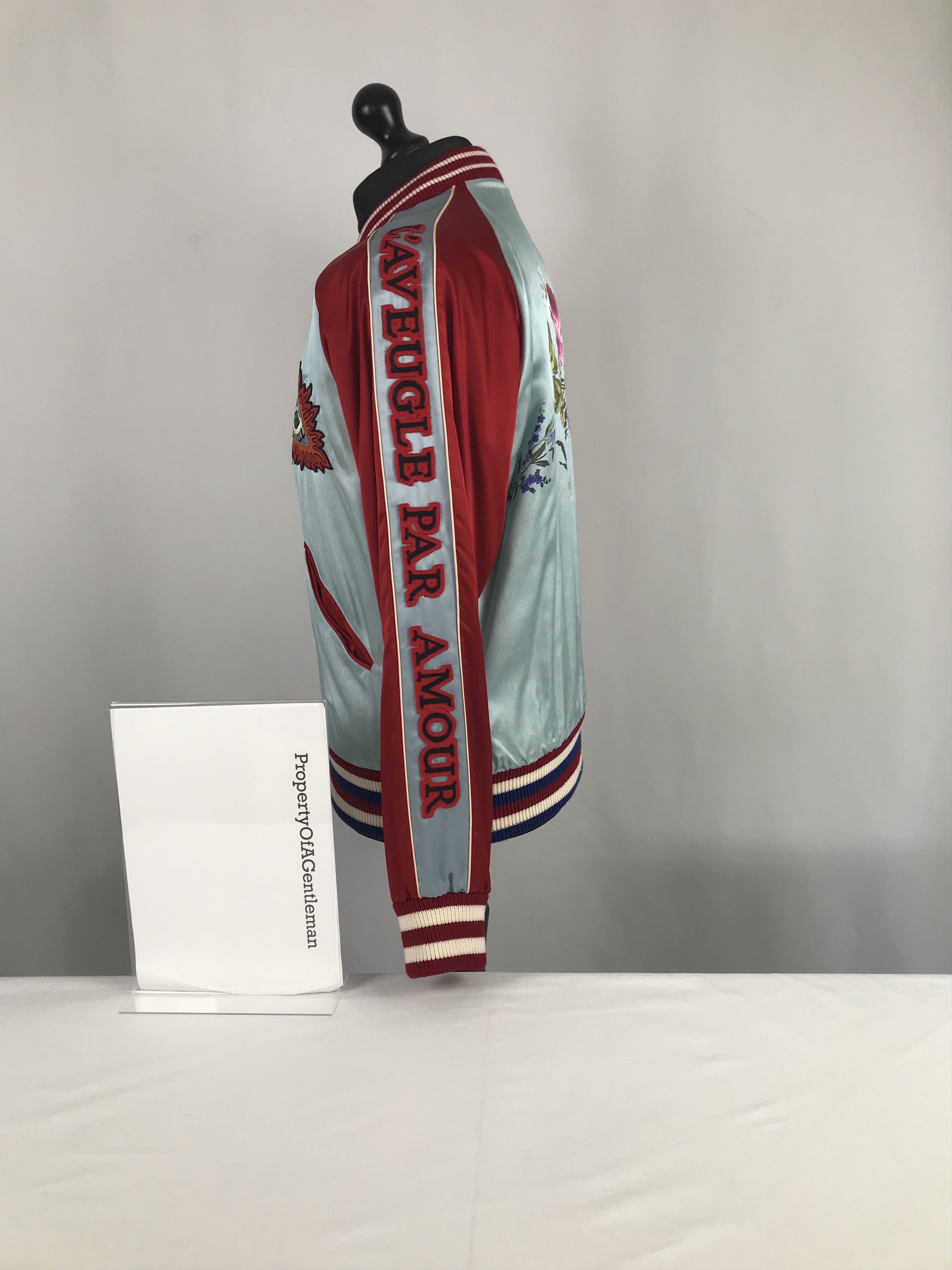 Gucci Gucci Silk Bomber Jacket With Floral Printed Designs Size US M / EU 48-50 / 2 - 11 Thumbnail
