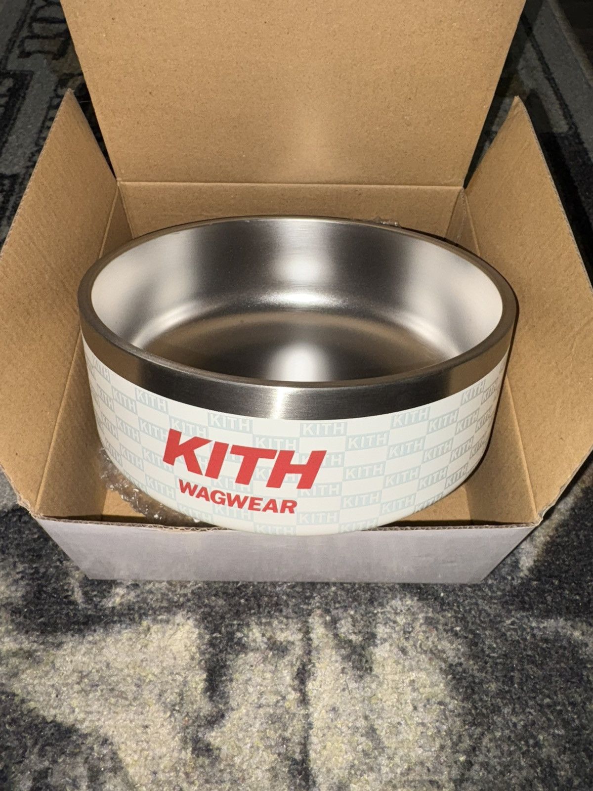 Kith Kith x wagwear Metal Dog Bowl Size ONE SIZE - 1 Thumbnail