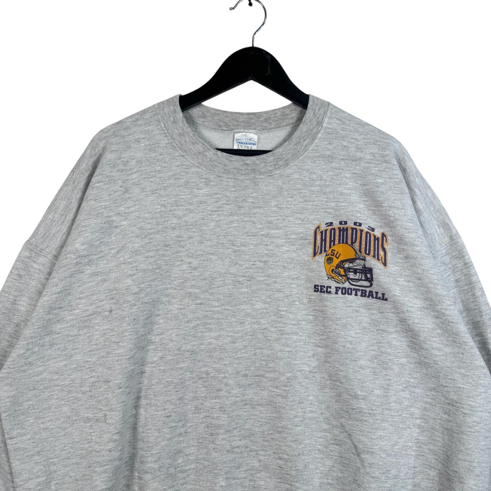 Gildan Vintage LSU Tigers SEC Champions Mullet Crewneck XXL Size US XXL / EU 58 / 5 - 2 Thumbnail