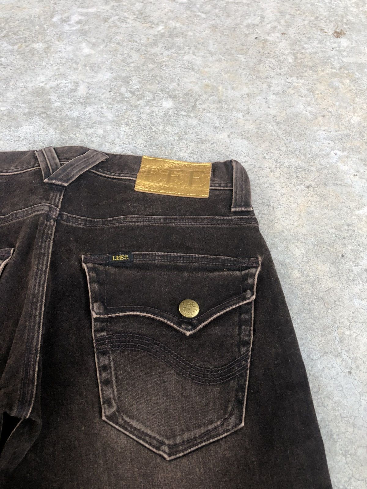 Lee Japanese Lee Flared Jeans Distressed Suede Size US 32 / EU 48 - 16 Thumbnail