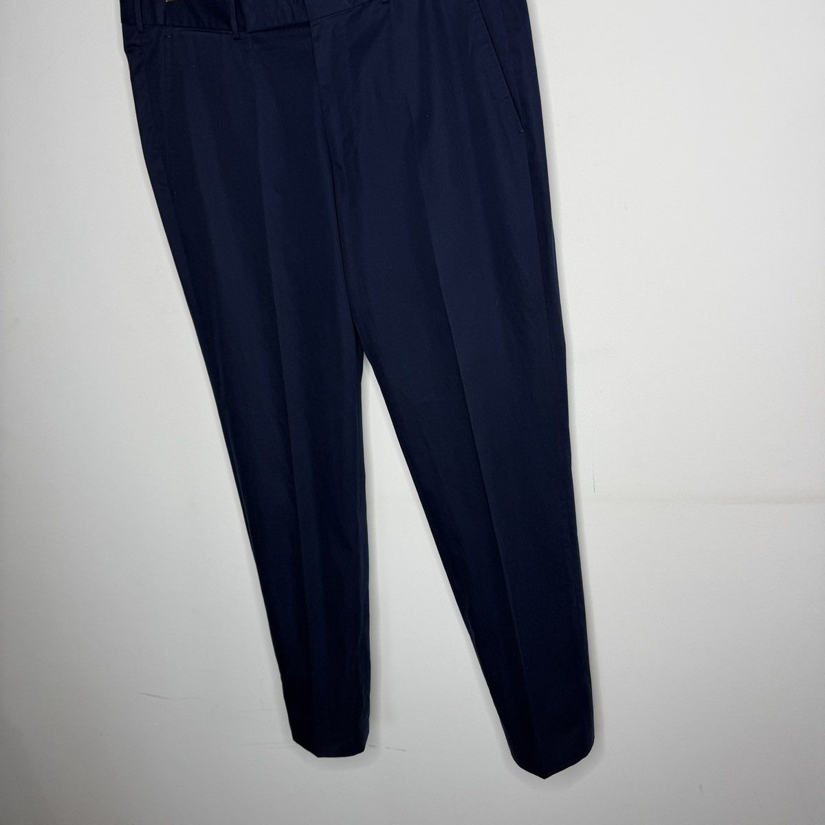 Ermenegildo Zegna Ermenegildo Zegna Navy Chino Premium Cotton Pants Size US 33 - 2 Thumbnail