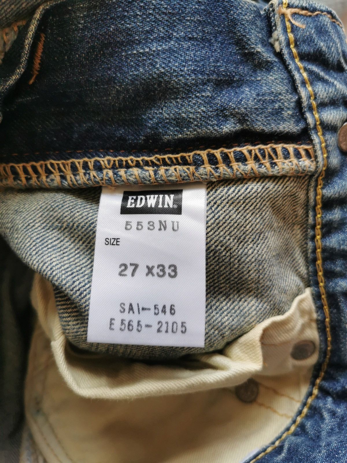 Edwin Edwin Japan Distressed Jeans ERD Grunge Size US 29 - 10 Thumbnail