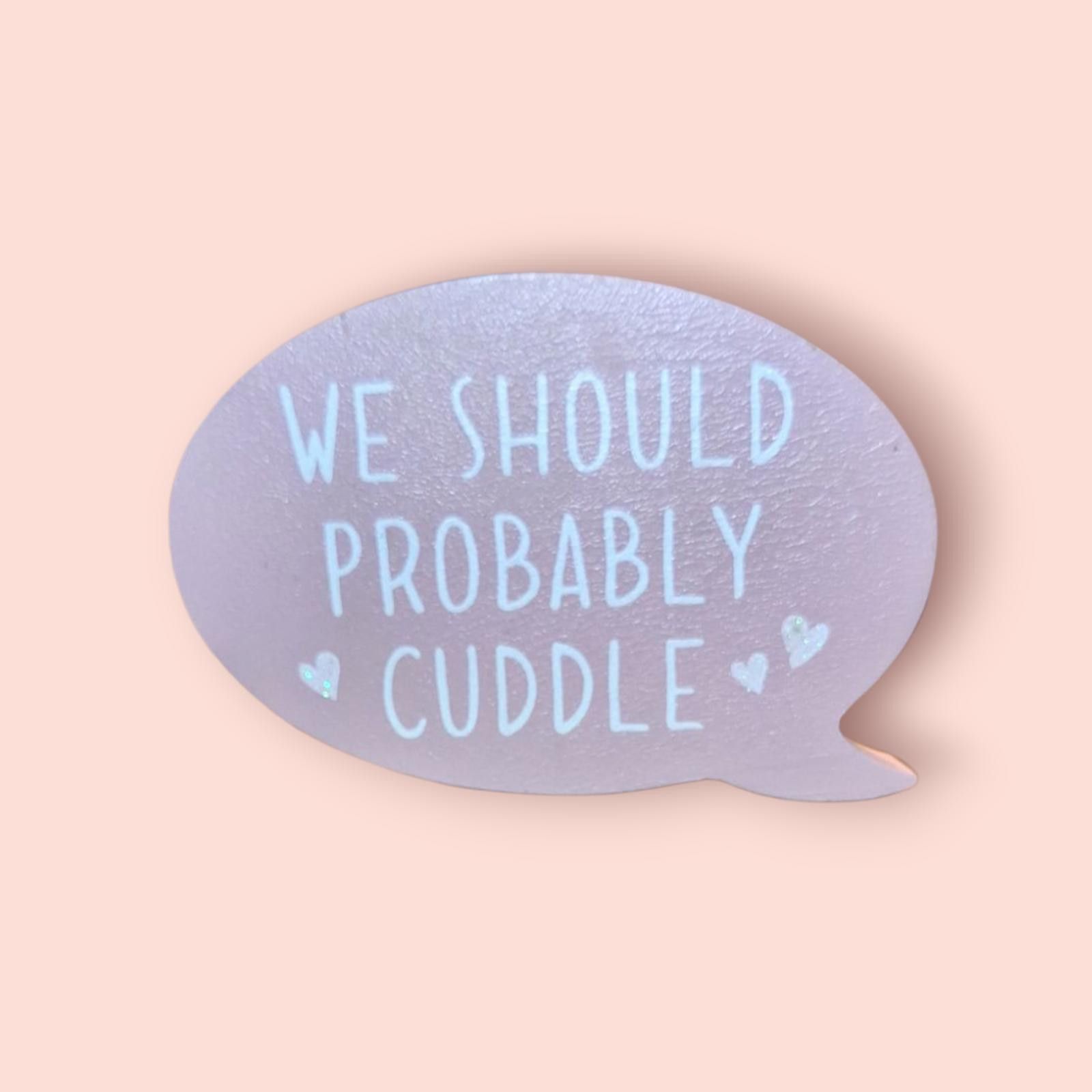 Designer Cute pink girls "thought bubble" decoration Size ONE SIZE - 1 Thumbnail