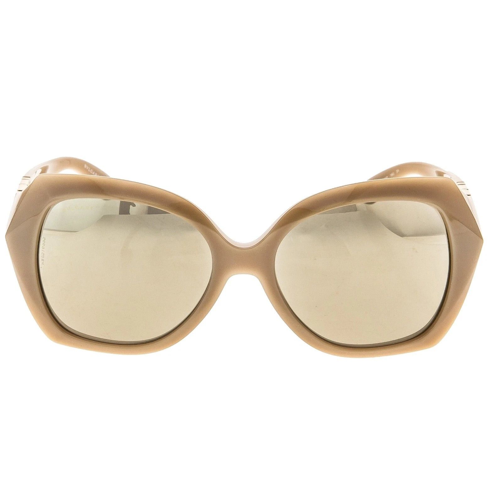 Bvlgari BULGARI BV8182B Serpenti Beige Gold Mirrored Sunglasses 8182 Size ONE SIZE - 2 Thumbnail