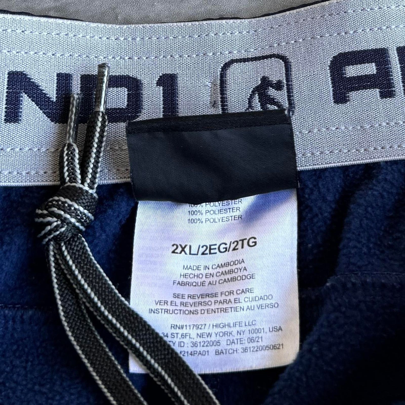 Japanese Brand × Vintage AND 1 Navy Blue Athletic Technical Sweatpants Size US 38 / EU 54 - 5 Thumbnail