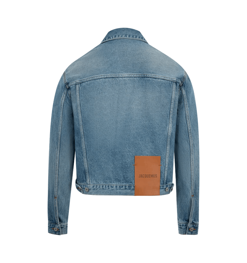 Jacquemus o1h1sh11225 Denim Jacket in Blue Size US M / EU 48-50 / 2 - 2 Thumbnail