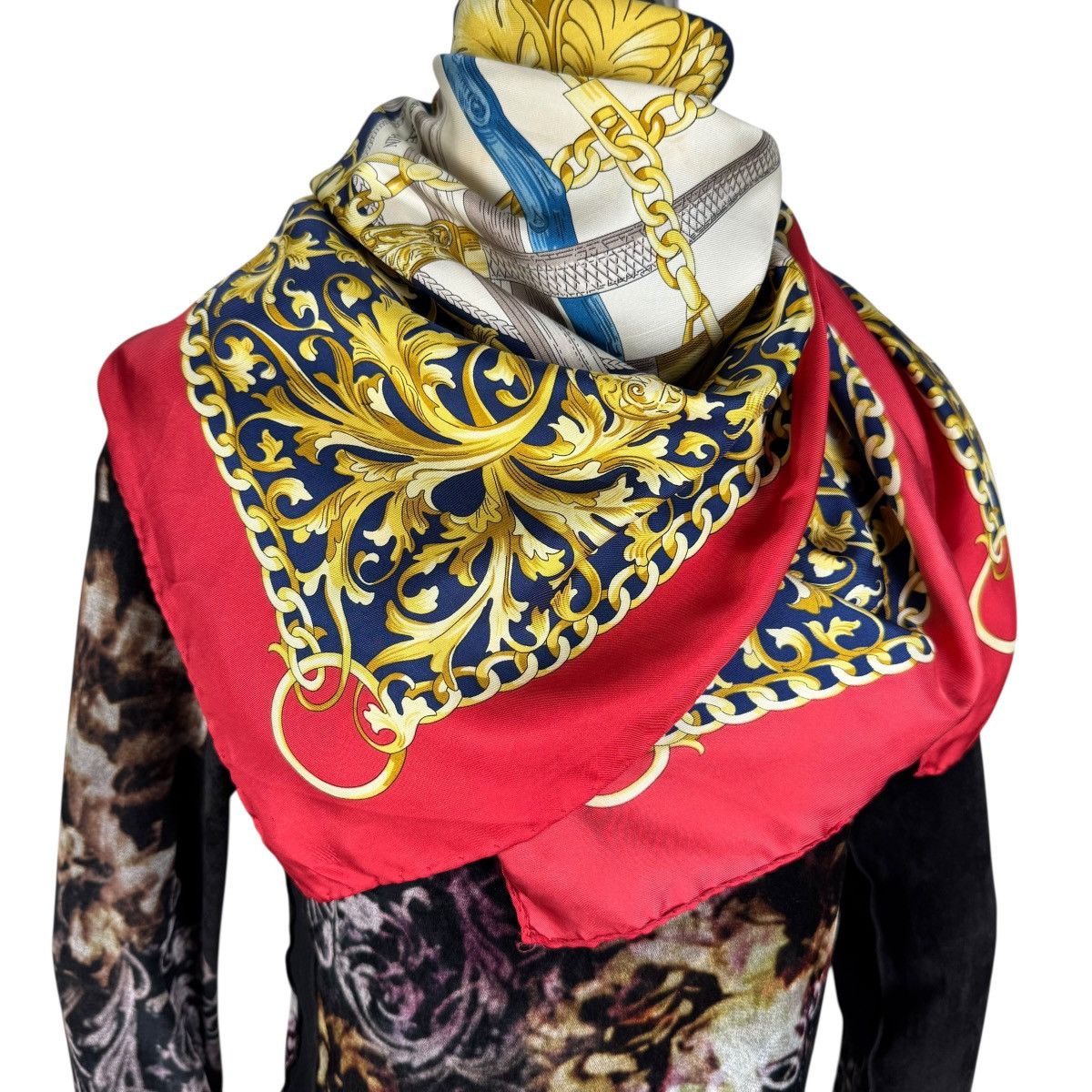 Pierre Balmain 🔥PIERRE BALMAIN BARAQUE ACANTHUS SCARF Size ONE SIZE - 2 Thumbnail