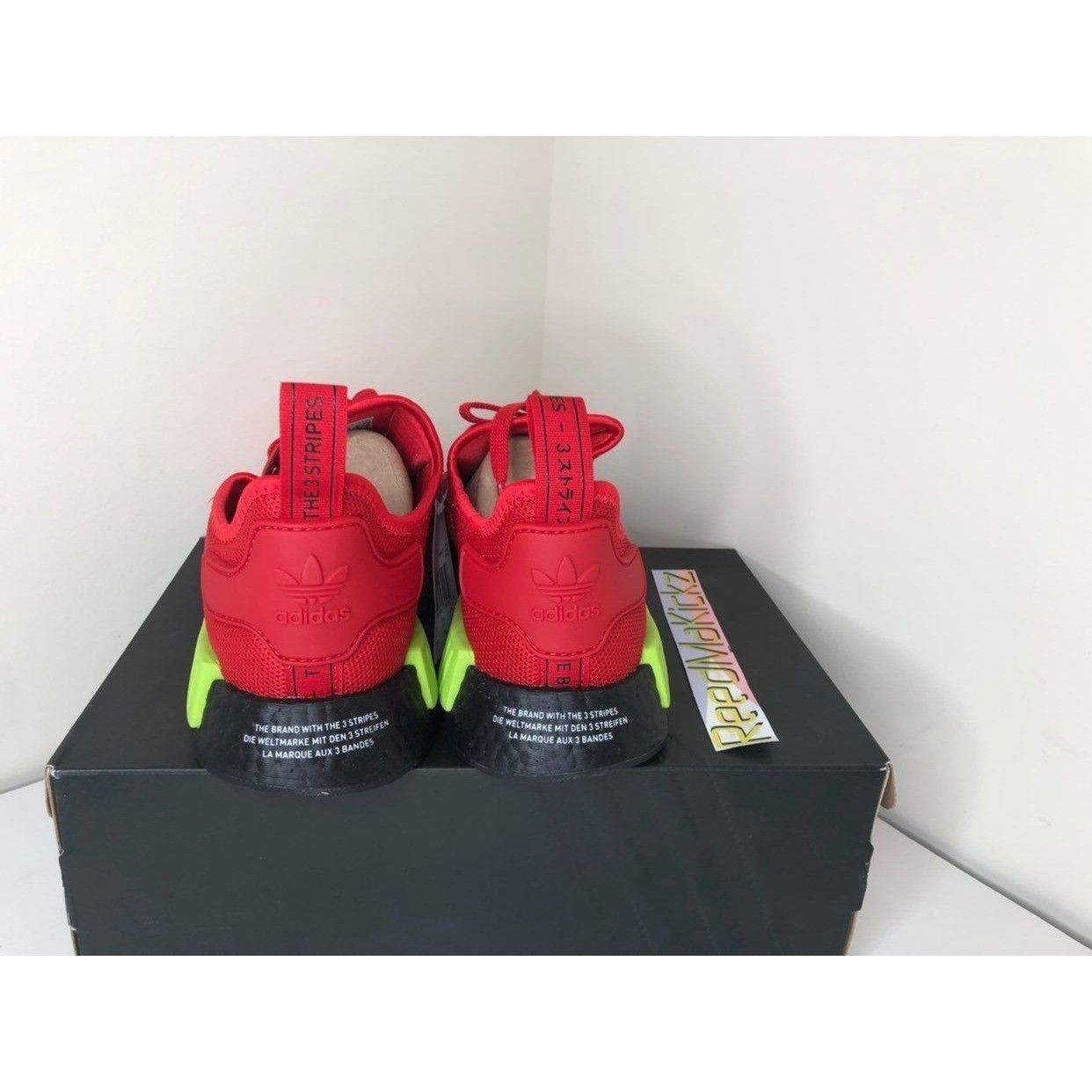 Adidas Adidas NMD R1 Red Multicolor Mens 11us Size US 11 / EU 44 - 4 Thumbnail