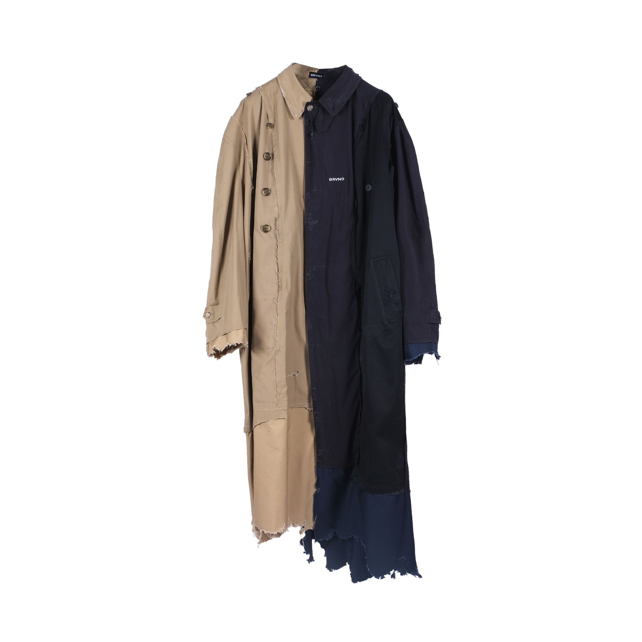Italia Independent BRVNO Paneled trenchcoat 1:1 archive Size US XXL / EU 58 / 5 - 1 Thumbnail