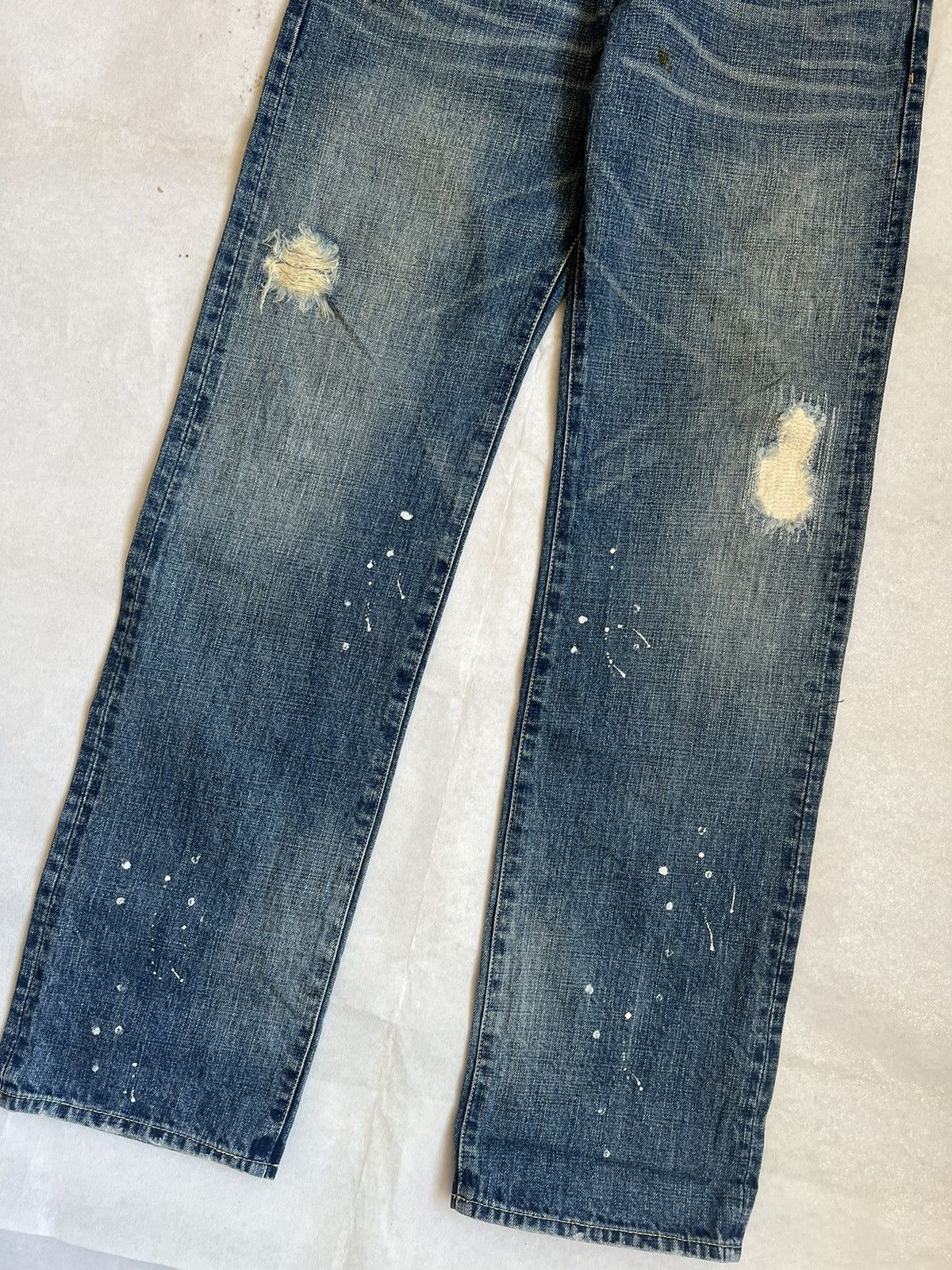 Global Work Paint Splatter Global Work Selvedge Denim Inspire By Kapital Size US 33 - 7 Thumbnail