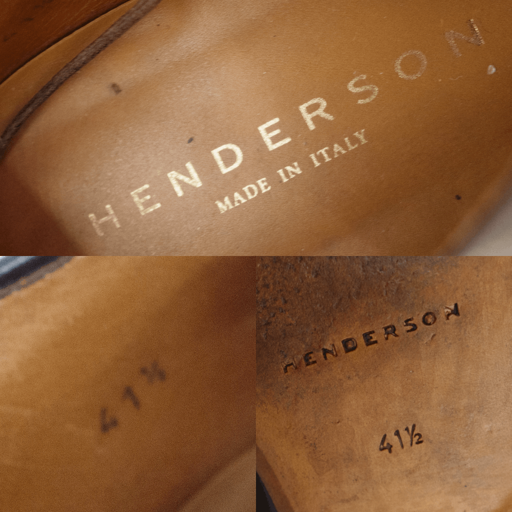 Henderson Derby Leather Shoes Size US 8.5 / EU 41-42 - 9 Thumbnail