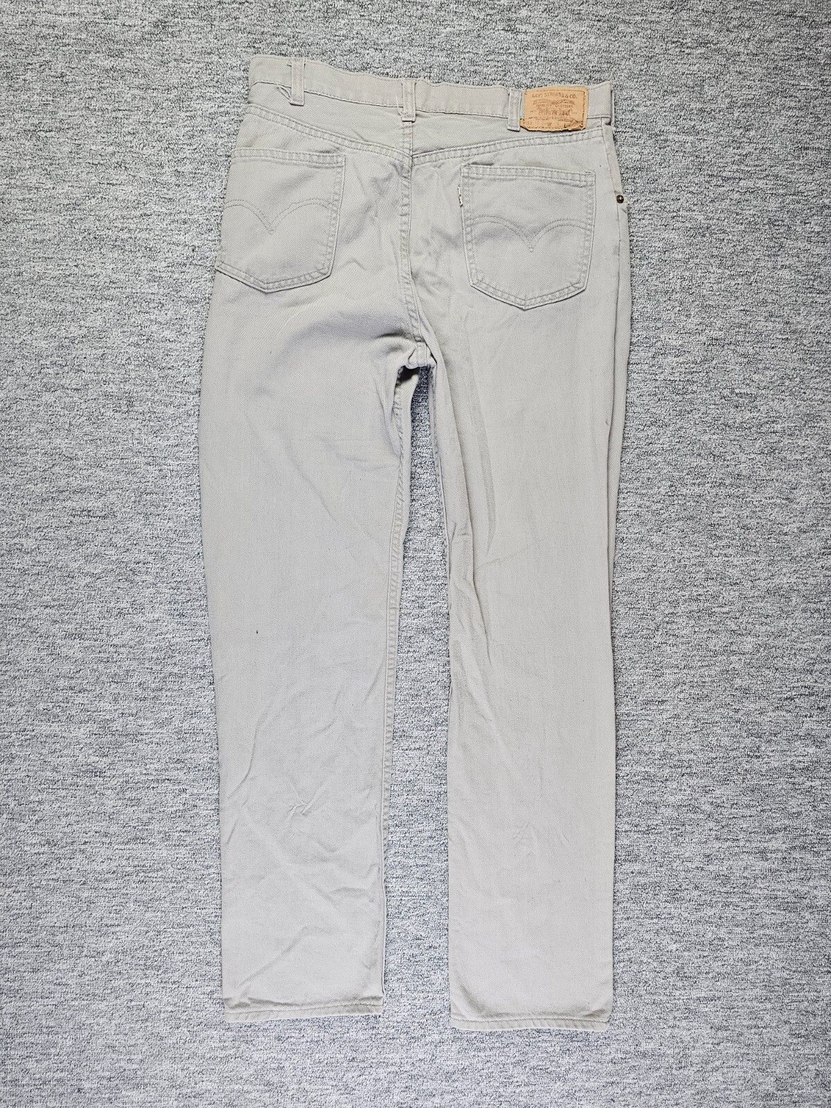 Levi's Vintage 80s Levi's 688 Silver Tab Jeans Made in UK W32 Size US 32 / EU 48 - 3 Thumbnail
