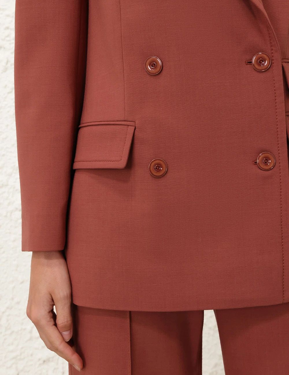 Zimmermann oc11z0825 Illustration Pocket Jacket in Lipstick Size M / US 6-8 / IT 42-44 - 5 Thumbnail