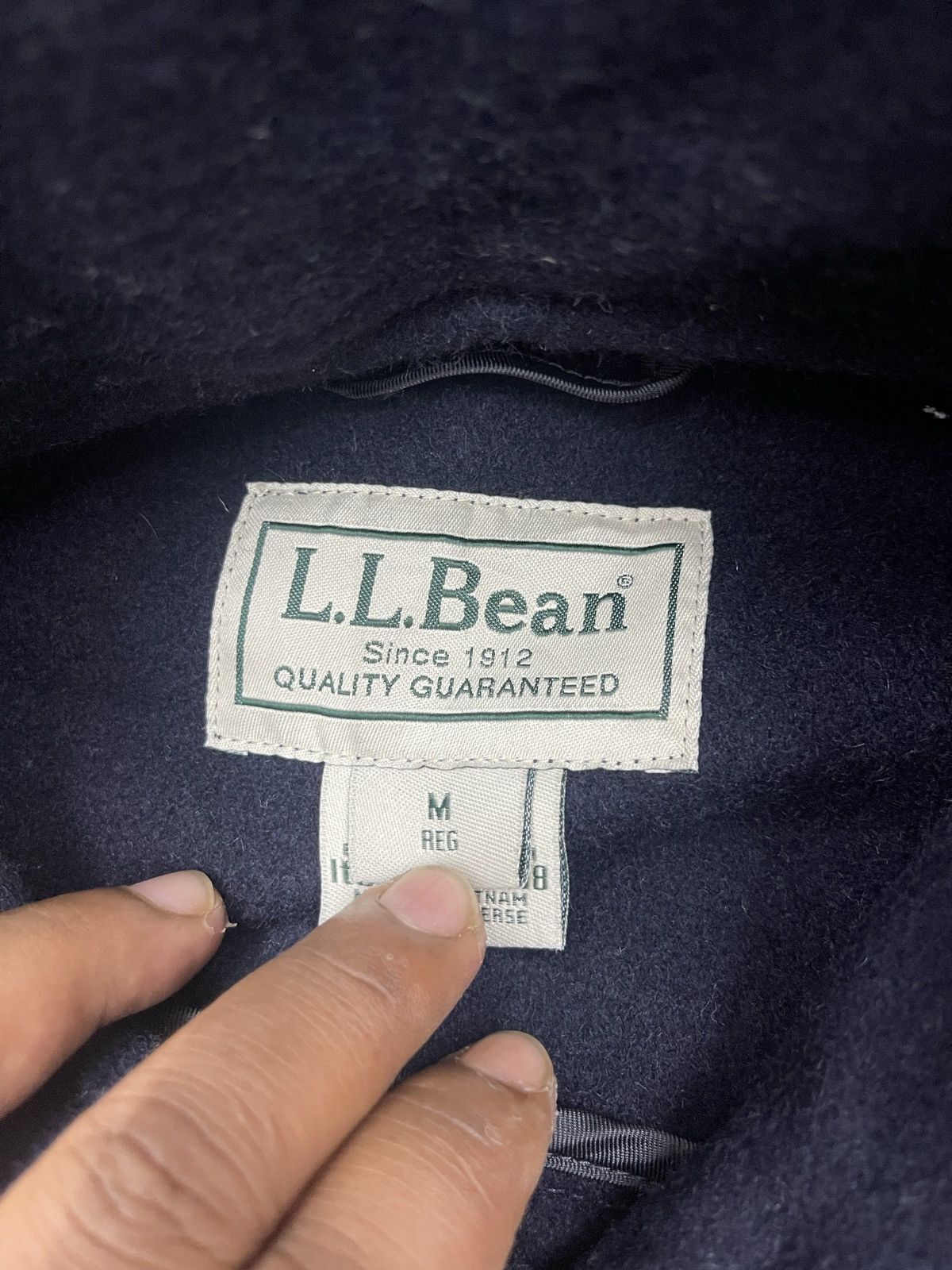 L.L. Bean × Vintage ARCHIVE💥VTG L.L. BEAN WOOL BUTTON JACKET FABRIC BY BELLANDI Size US M / EU 48-50 / 2 - 10 Thumbnail