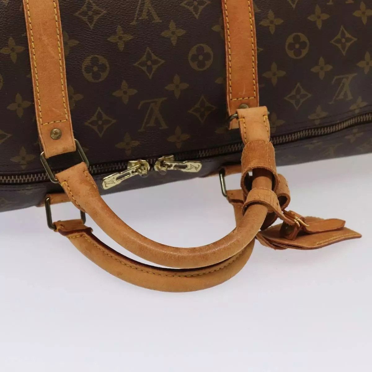 Louis Vuitton LOUIS VUITTON Monogram Keepall 60 Boston Bag Size ONE SIZE - 9 Thumbnail