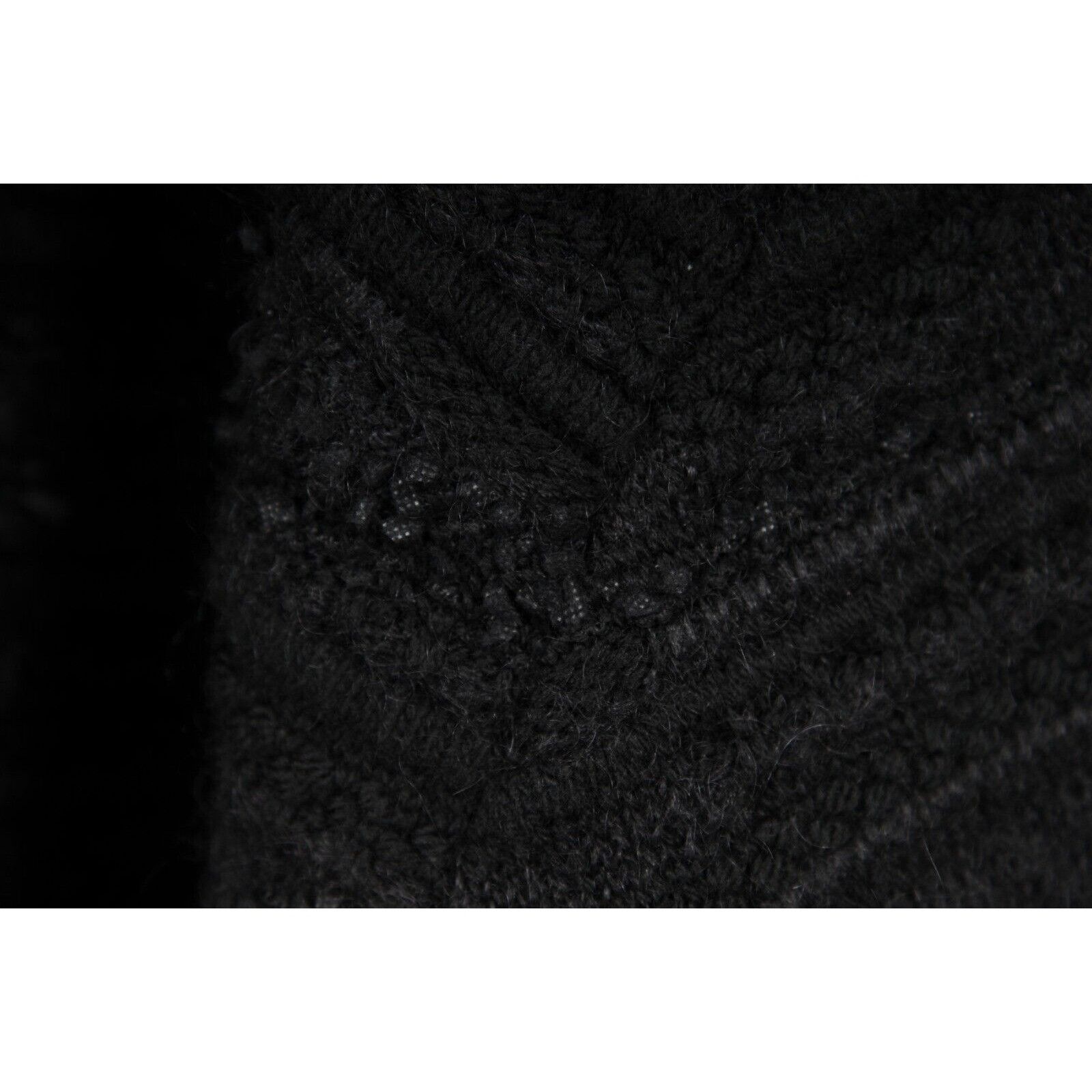 Saint Laurent Paris Hooded Oversized Cardigan Black Wool Mohair Size US M / EU 48-50 / 2 - 7 Thumbnail
