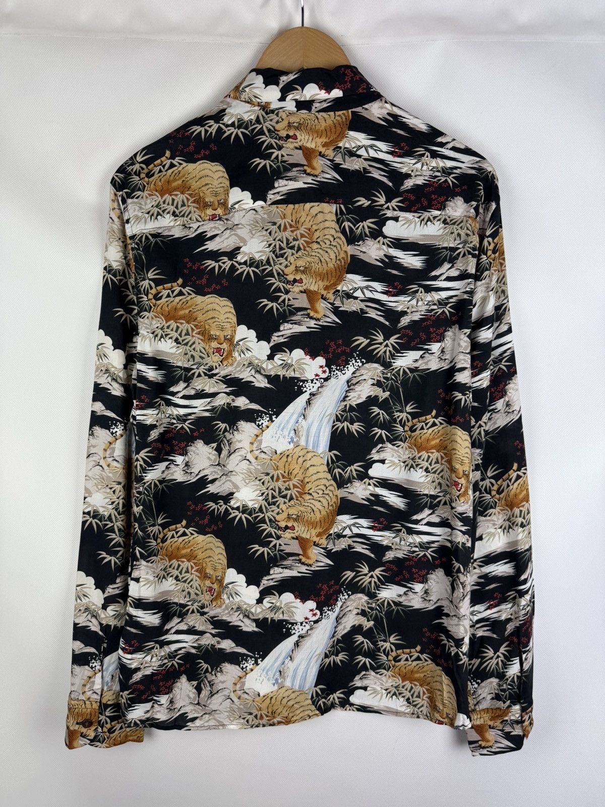 Allsaints × Japanese Brand Allsaints Sumatra LS Overprinted Viscose Button Up Shirt Size US S / EU 44-46 / 1 - 15 Thumbnail