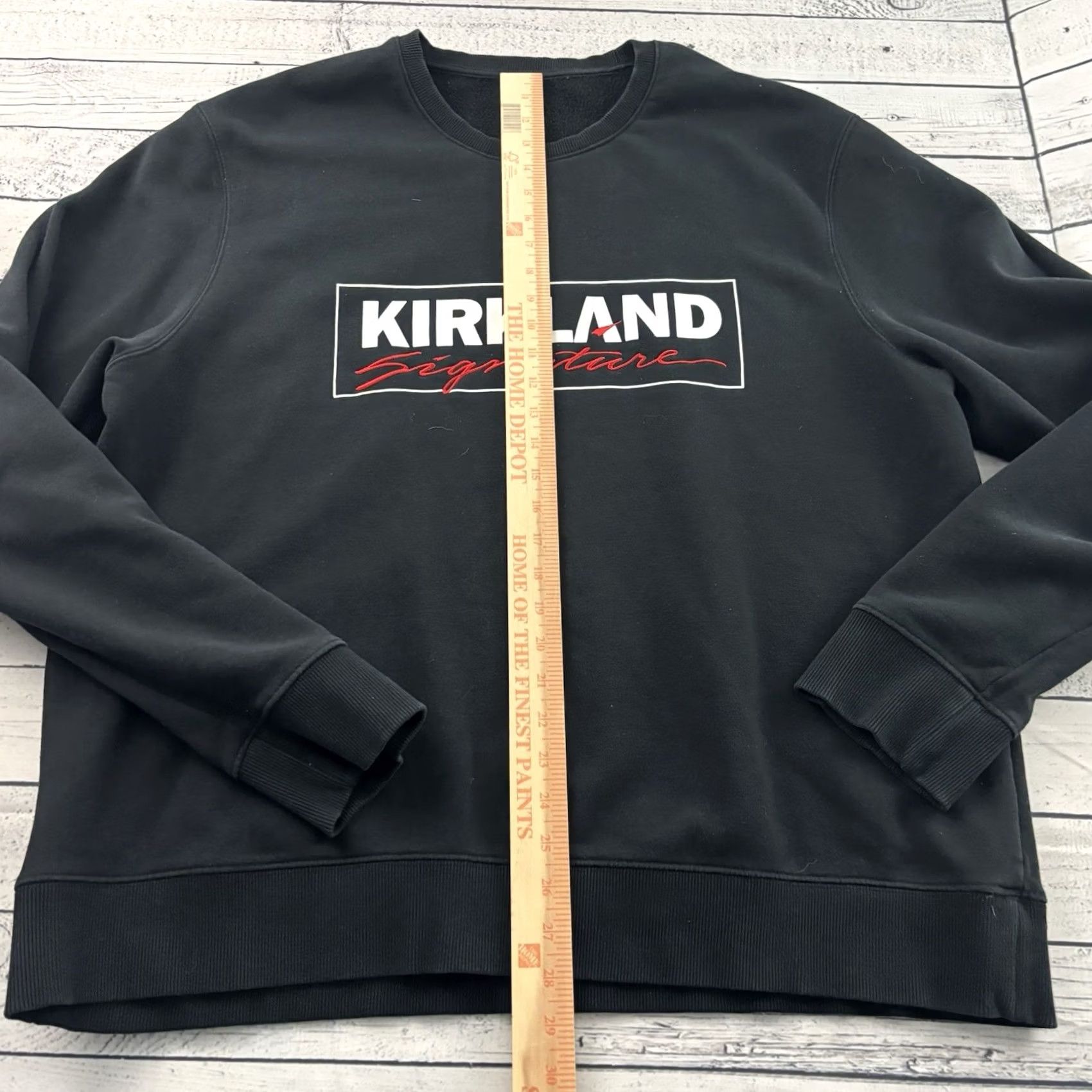 Vintage Kirkland Signature Sweatshirt Pullover Mens XXL Black Size US XXL / EU 58 / 5 - 2 Thumbnail