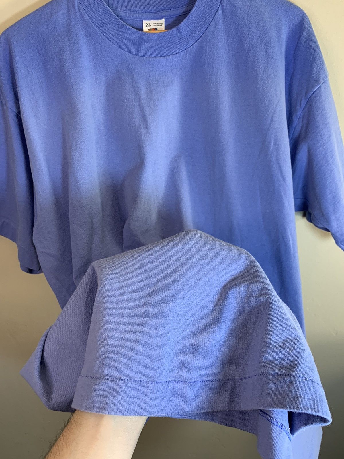 Vintage *RARE* Vintage Single Stitch Periwinkle FOTL USA-Made Shirt Size US XL / EU 56 / 4 - 5 Thumbnail