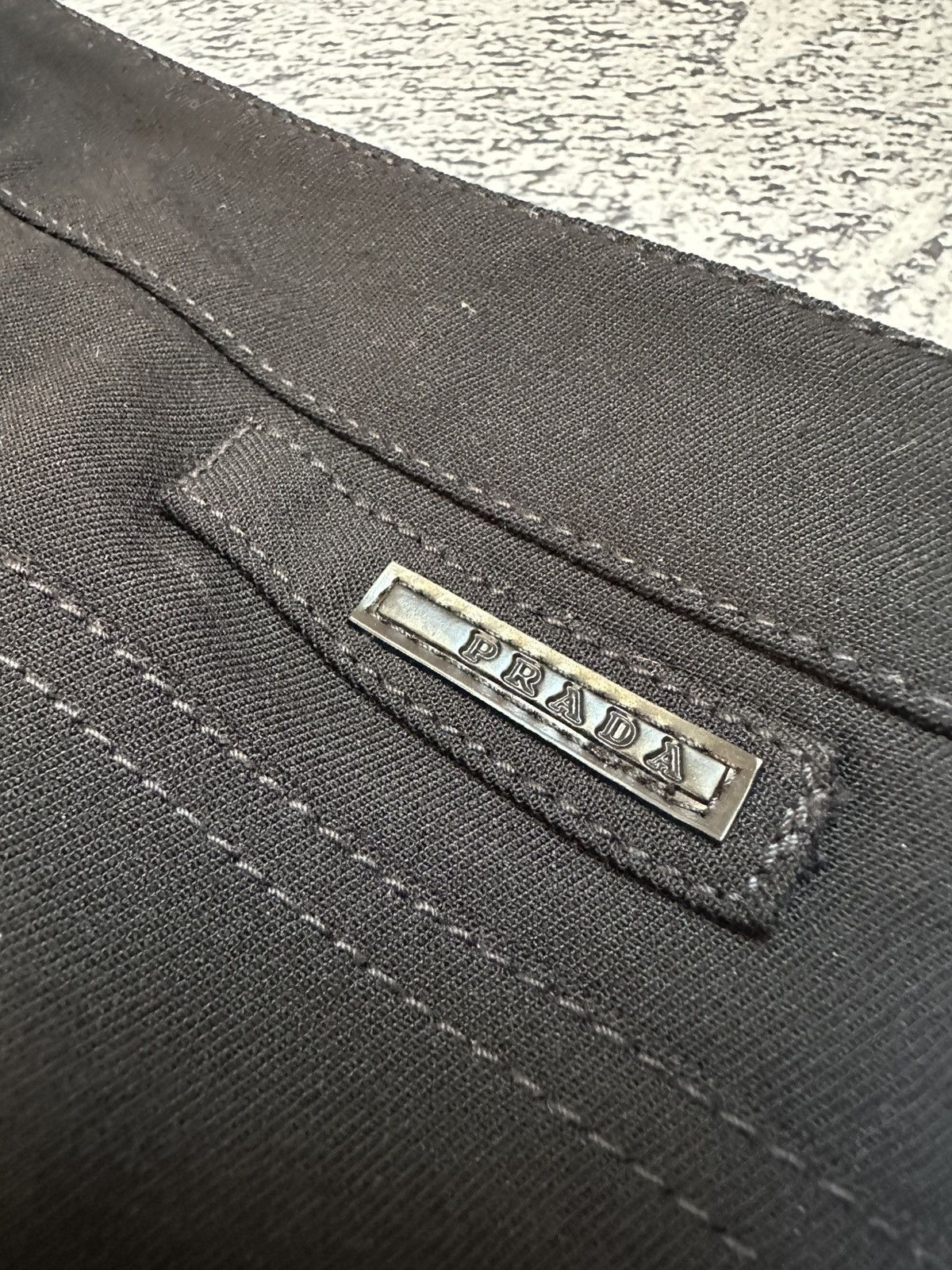 14th Addiction Rick Owens Style Prada Black tab Womens Pants Size 42 Size 28" / US 6 / IT 42 - 16 Thumbnail