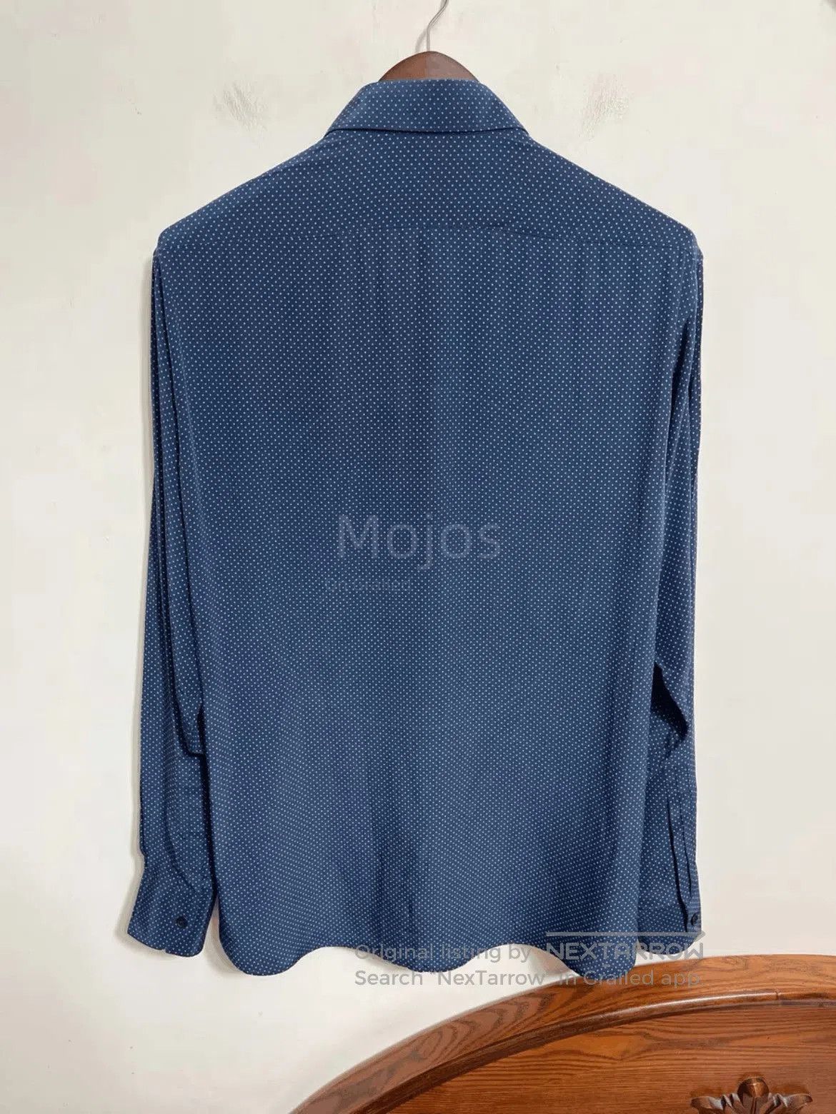 Saint Laurent Paris Sz 42 Saint Laurent Paris Dots Pattern Shirts. Size US XL / EU 56 / 4 - 2 Thumbnail