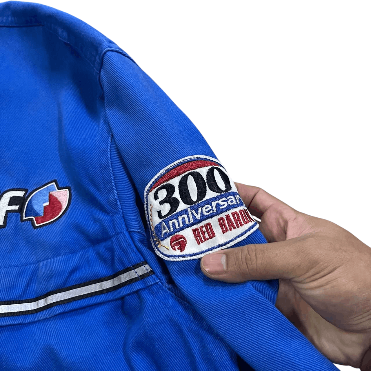 Japanese Brand Vintage Elf Motorcycle 300 Anniversary Racing Jacket Size US L / EU 52-54 / 3 - 11 Thumbnail