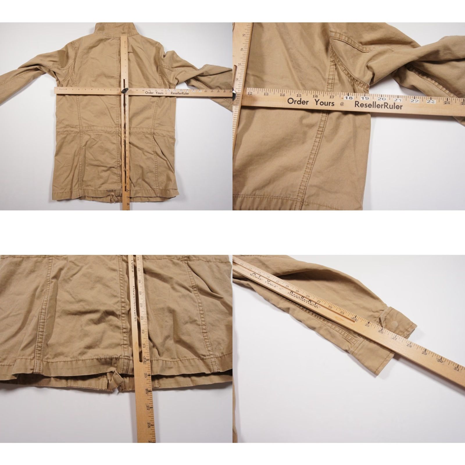 Madewell VINTAGE Madewell Jacket Women’s Medium Cotton Outdoor Casual Military Zip Down Fall Spring SummerWinter Size M / US 6-8 / IT 42-44 - 8 Thumbnail