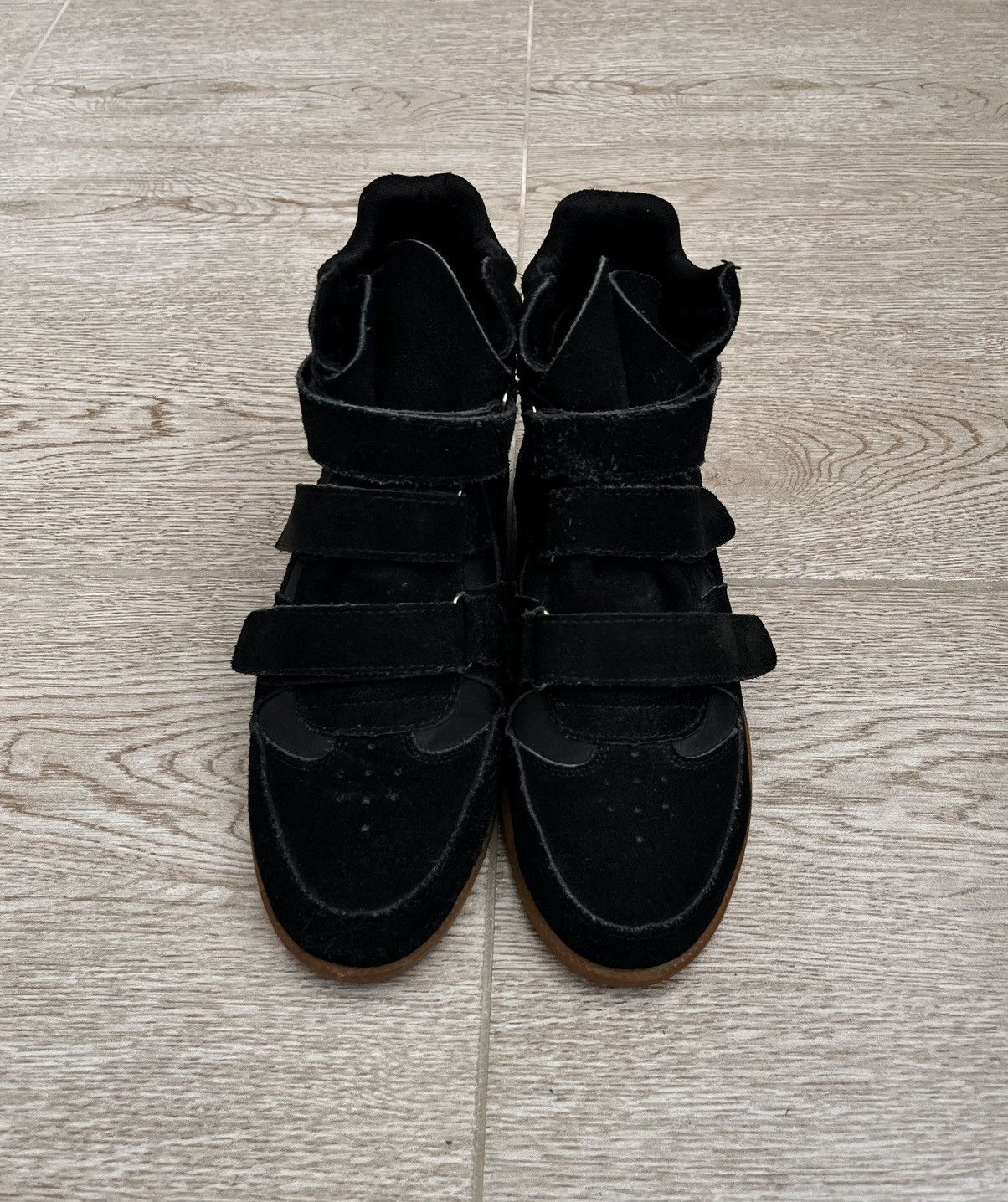Isabel Marant Isabel Marant Style Black Bekett Wedge Sneakers Size US 7 / IT 37 - 2 Thumbnail