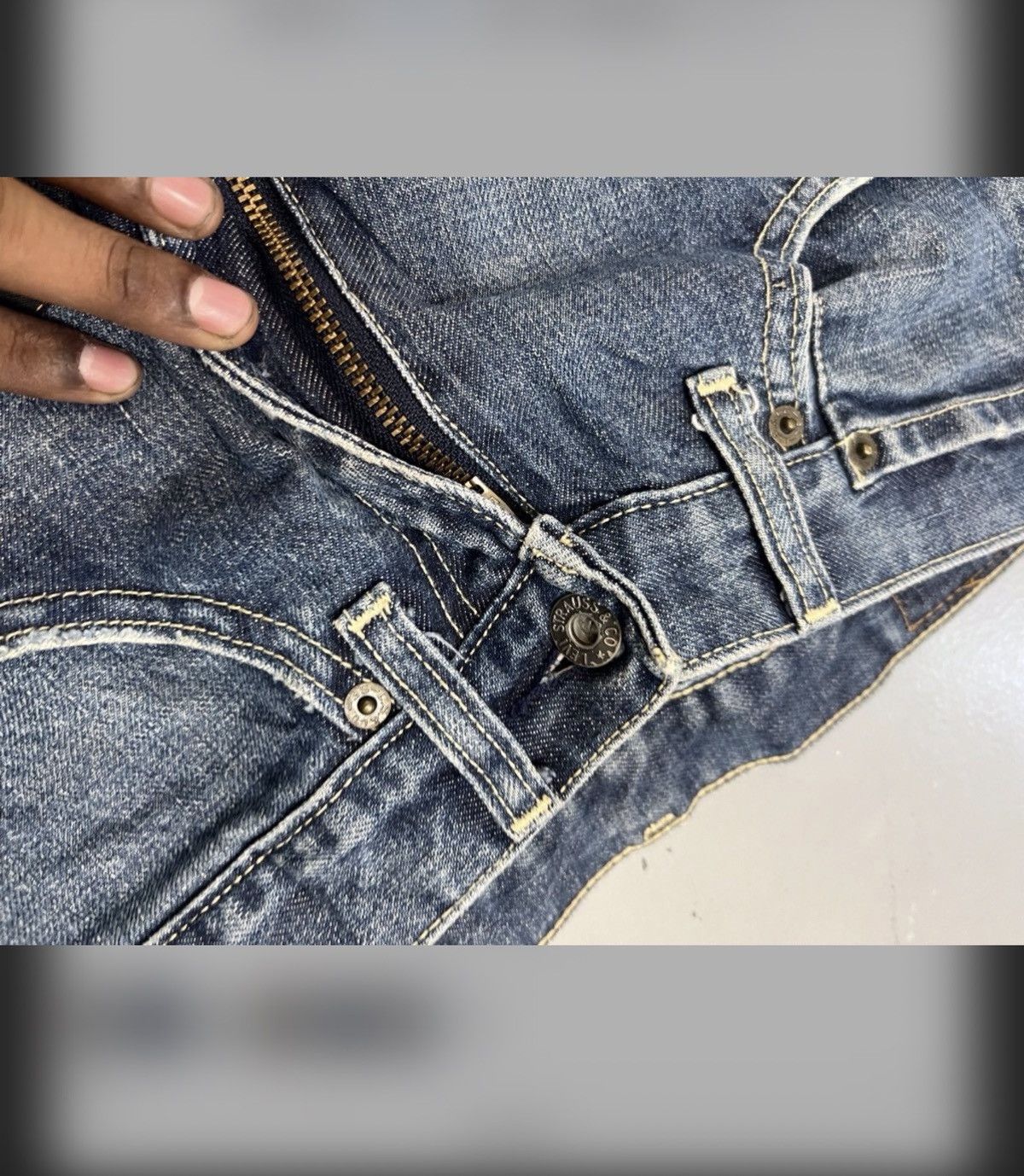 Levi's Vintage levis custome made stussy printed patched denim Size US 28 / EU 44 - 6 Thumbnail