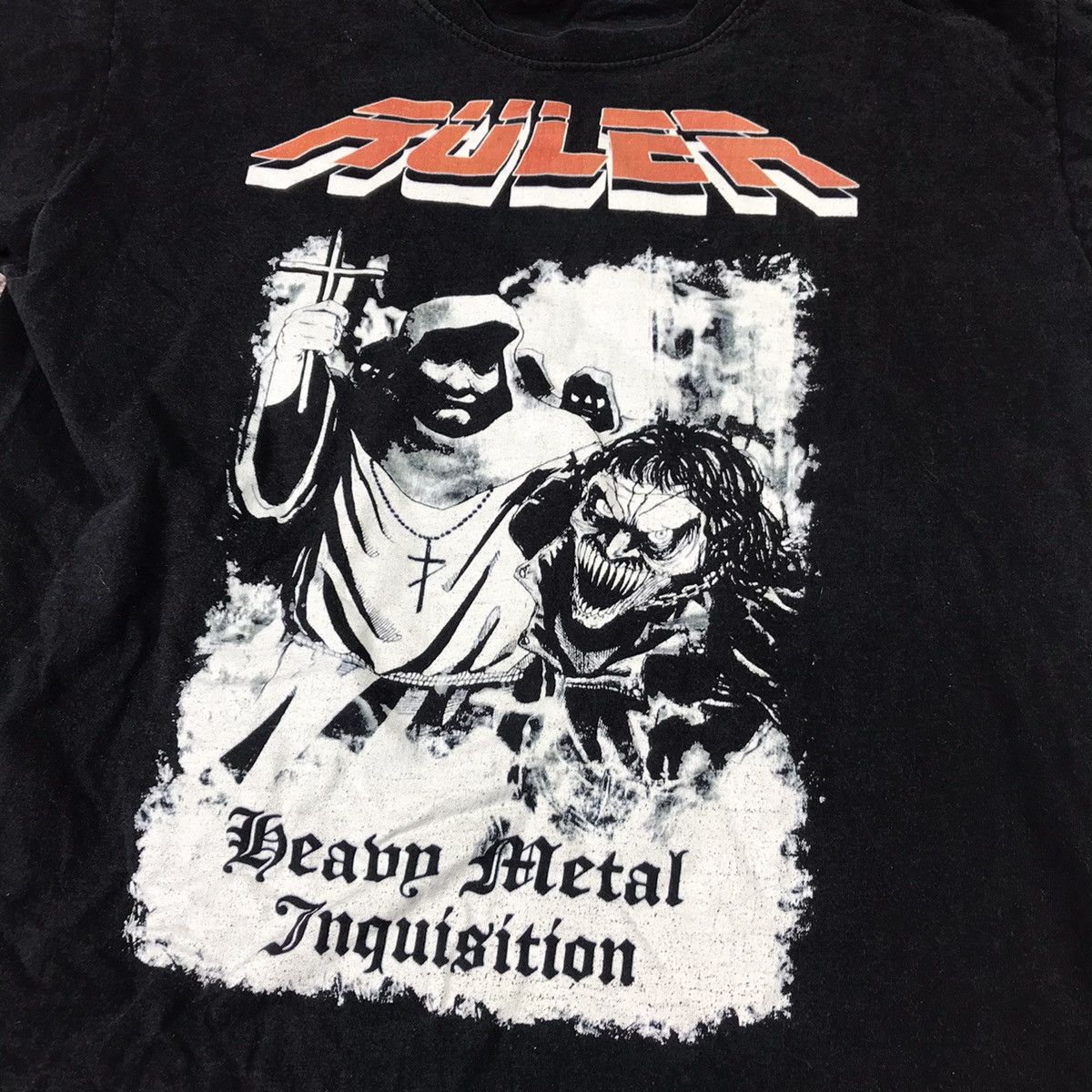 Vintage Vintage Y2K Graphic Tee Heavy Metal Streetwear Grunge Black Size US M / EU 48-50 / 2 - 3 Thumbnail