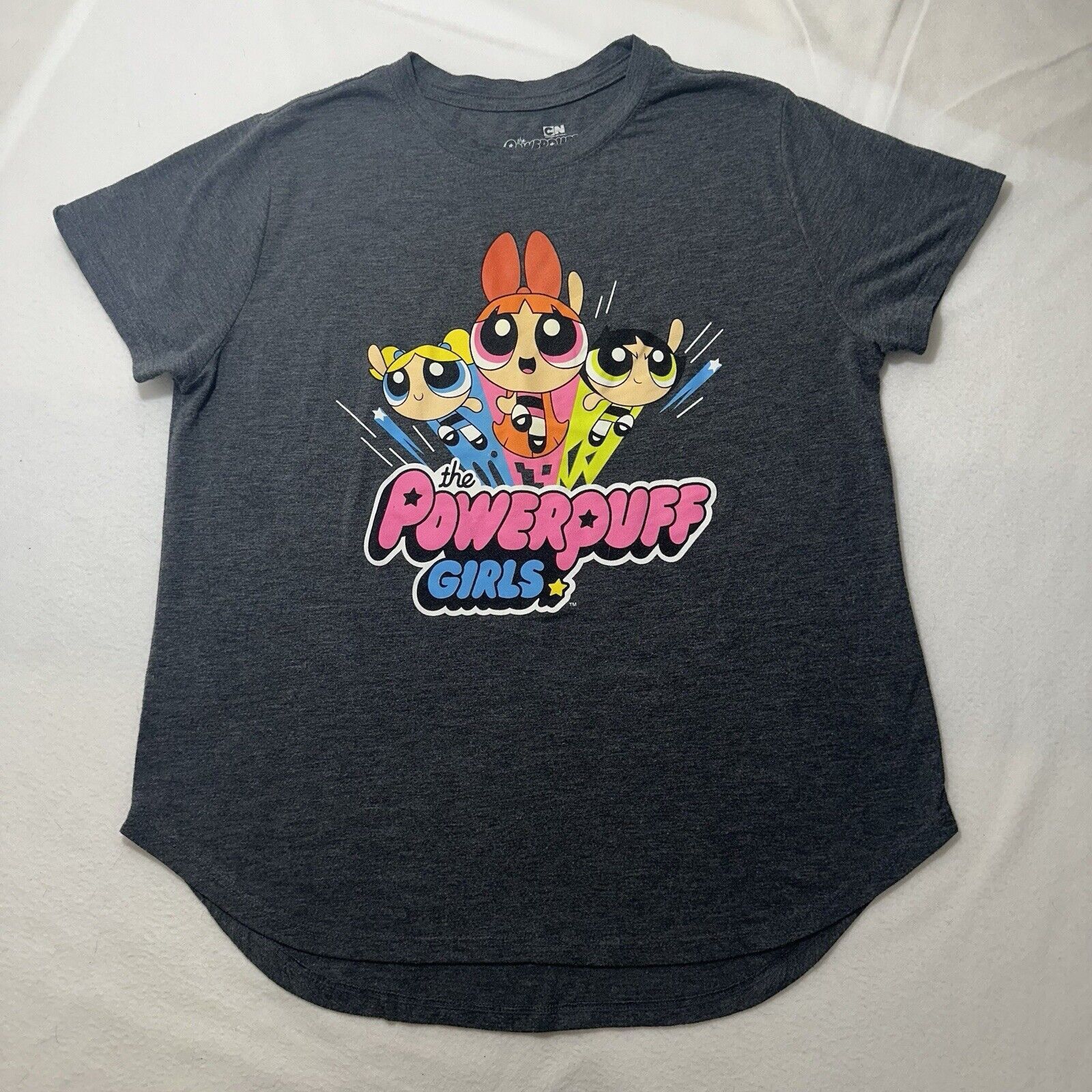 Cartoon Network Cartoon Network Powerpuff Girls XXL Gray Graphic T Shirt Size XXL / US 16-18 / IT 52-54 - 1 Thumbnail