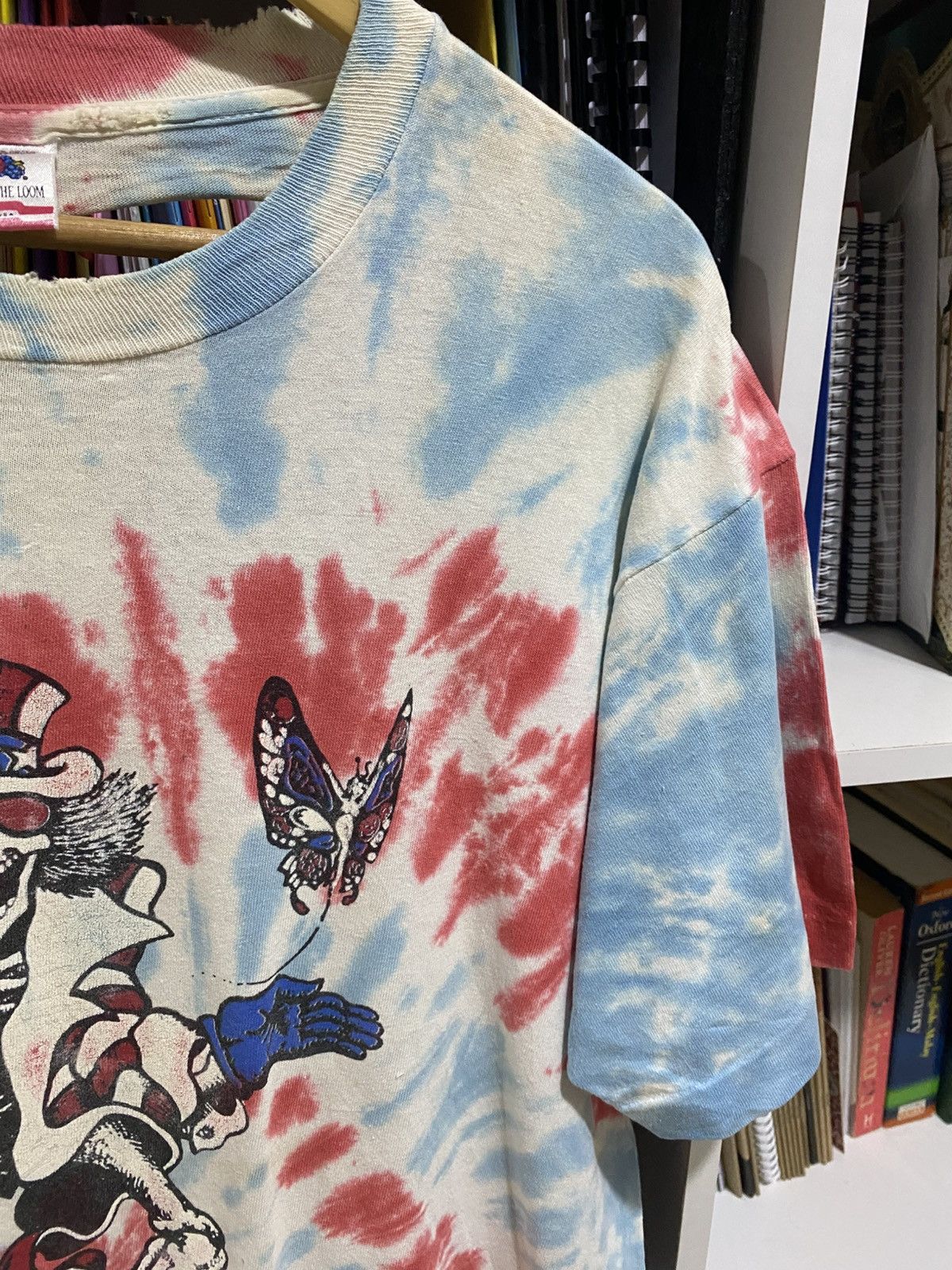 Band Tees Vtg vintage 1989 Grateful Dead Uncle Sam Tie-dye Tshirt Size US L / EU 52-54 / 3 - 3 Thumbnail