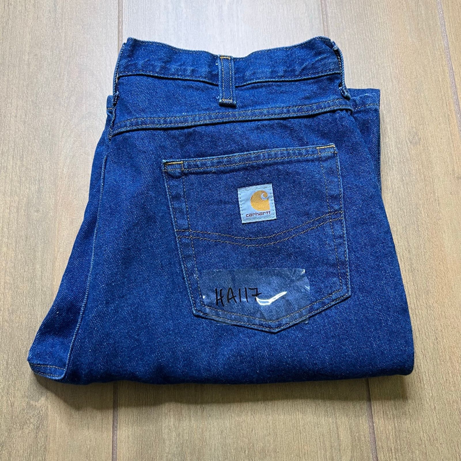 Carhartt Carhartt Jeans Mens 34x34 Blue Denim Utility Work Pants Y2K Size US 34 / EU 50 - 1 Thumbnail
