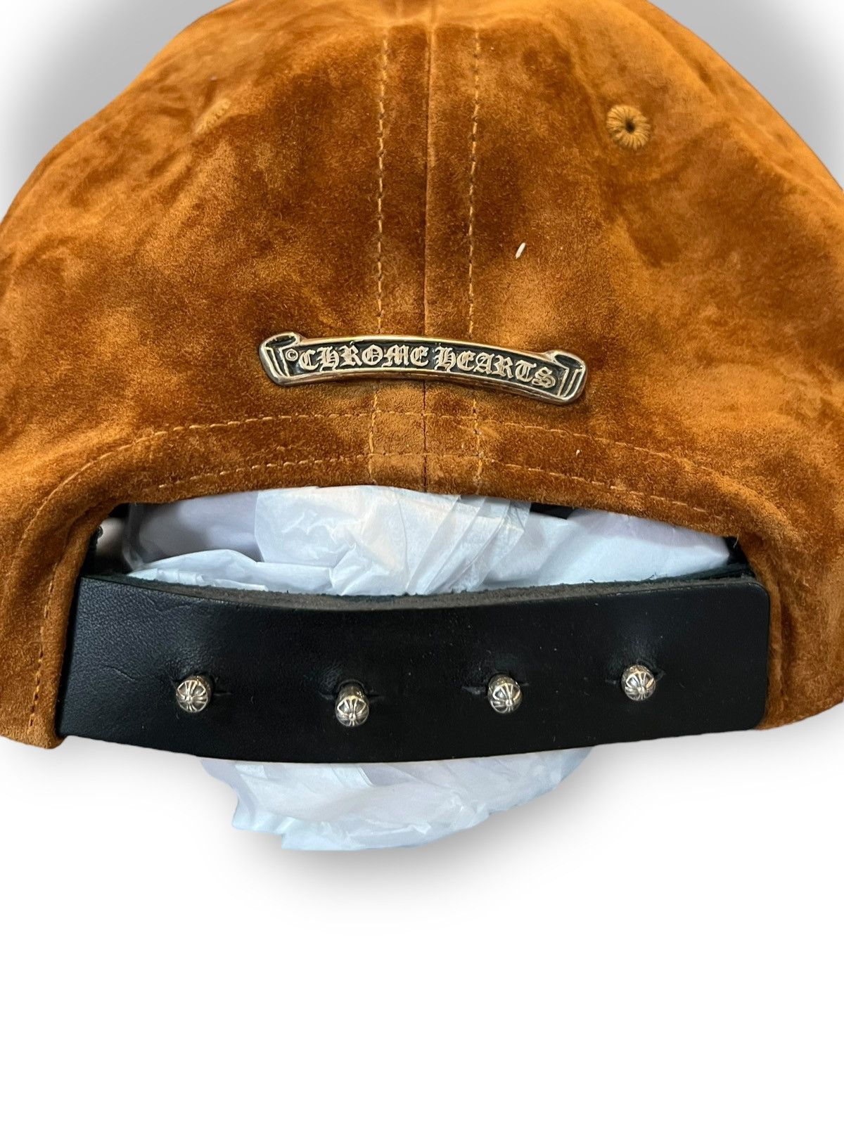 Chrome Hearts Chrome Hearts 5-Panel Brown Suede Dagger Hat (Unopened) Size ONE SIZE - 10 Thumbnail