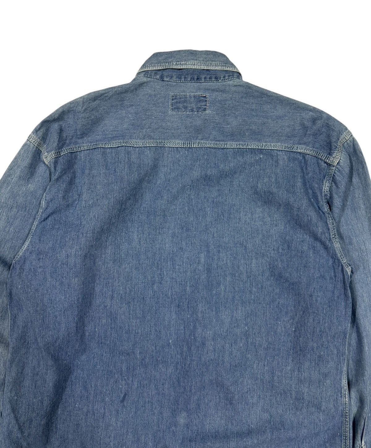 Replay × Vintage Vtg🔥90’s Replay Base Denim Shirt Made In Italy Size US M / EU 48-50 / 2 - 8 Thumbnail